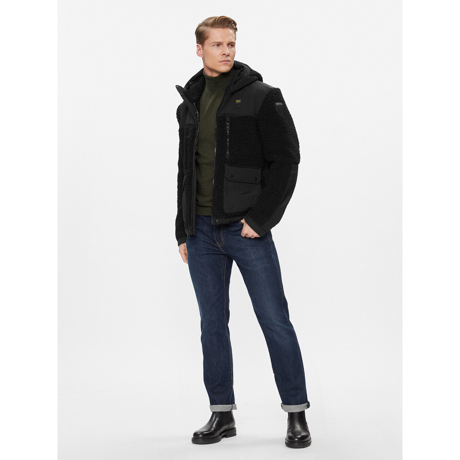 Blauer Кожух 23WBLUC01055 Черен Regular Fit - Pepit.bg