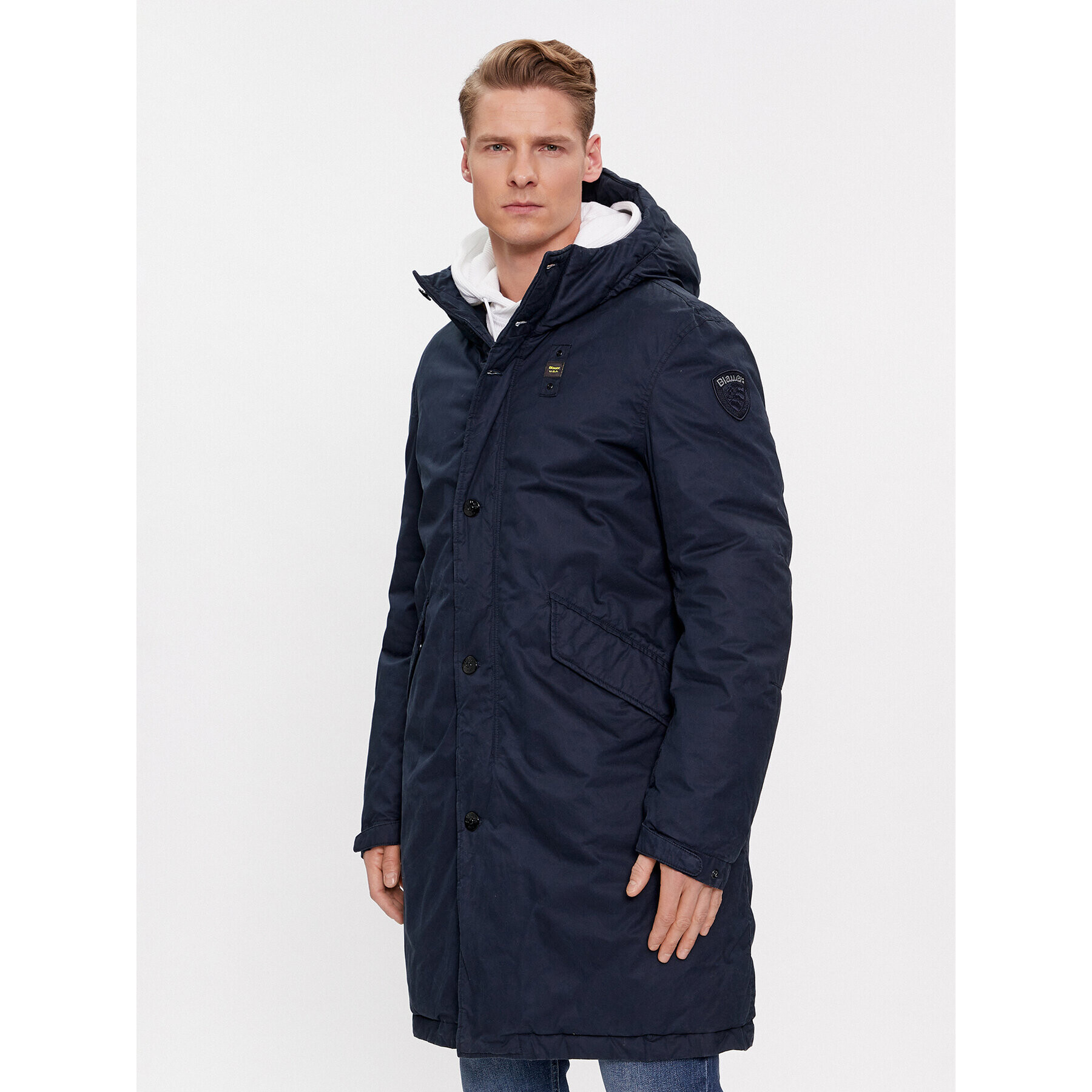 Blauer Парка 23WBLUK02061 Син Regular Fit - Pepit.bg