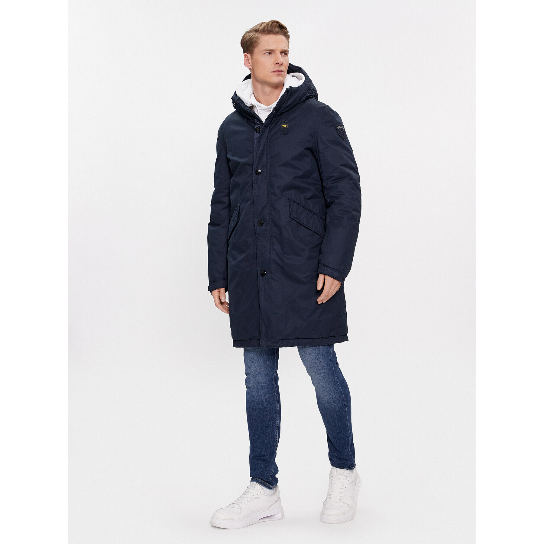 Blauer Парка 23WBLUK02061 Син Regular Fit - Pepit.bg