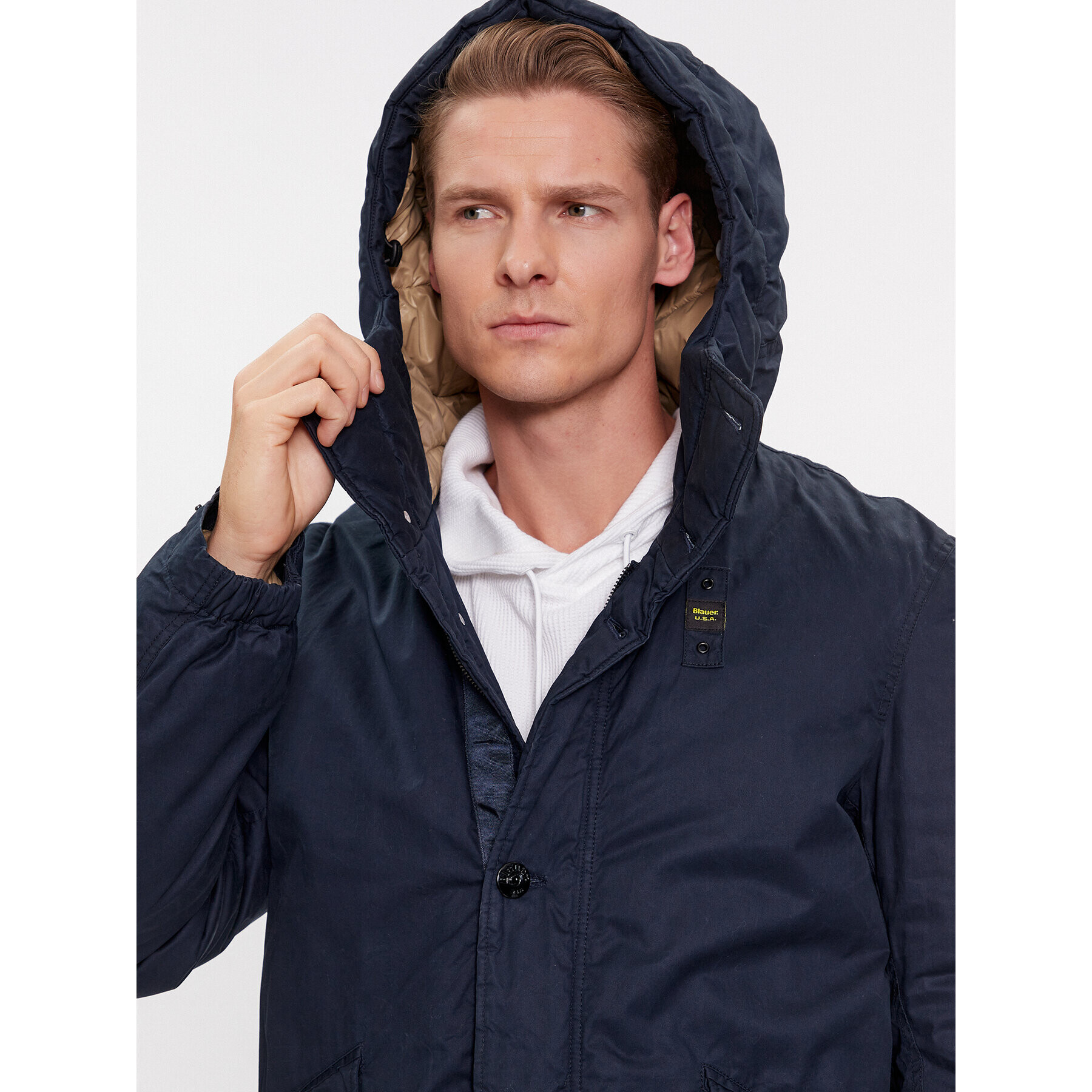 Blauer Парка 23WBLUK02061 Син Regular Fit - Pepit.bg