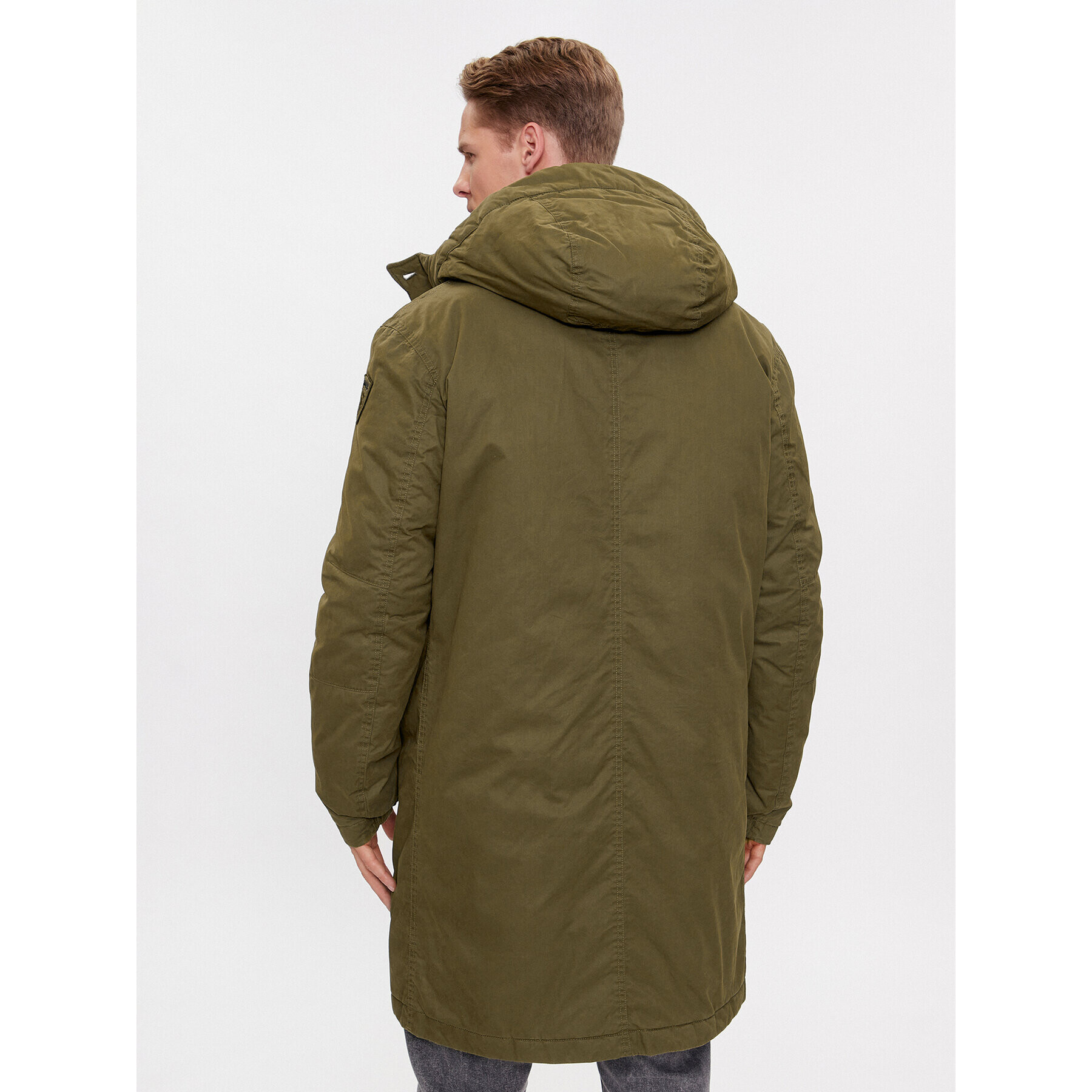 Blauer Парка 23WBLUK02061 Зелен Regular Fit - Pepit.bg