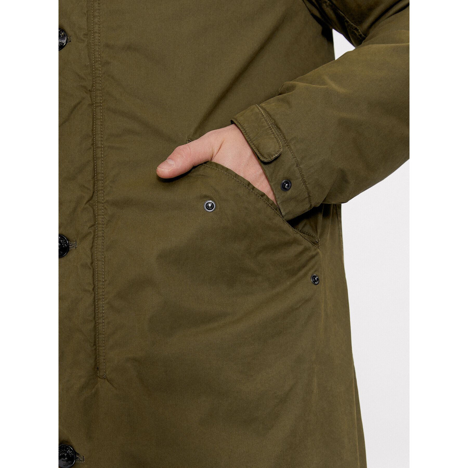 Blauer Парка 23WBLUK02061 Зелен Regular Fit - Pepit.bg