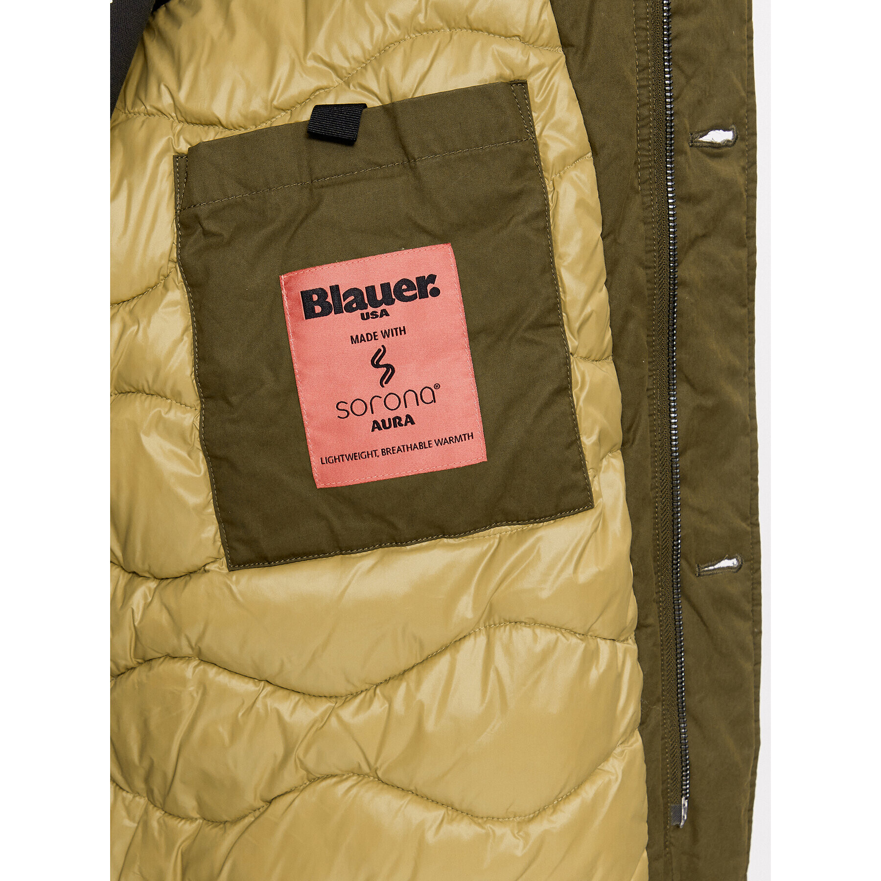 Blauer Парка 23WBLUK02061 Зелен Regular Fit - Pepit.bg