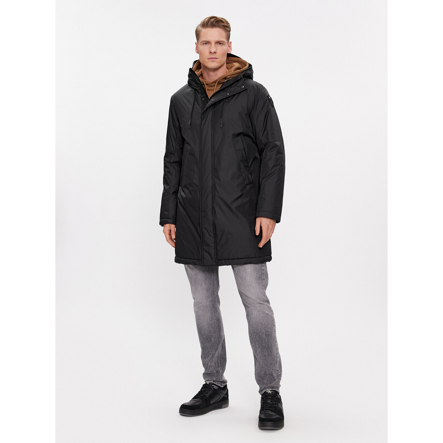 Blauer Парка 23WBLUK11014 Черен Regular Fit - Pepit.bg