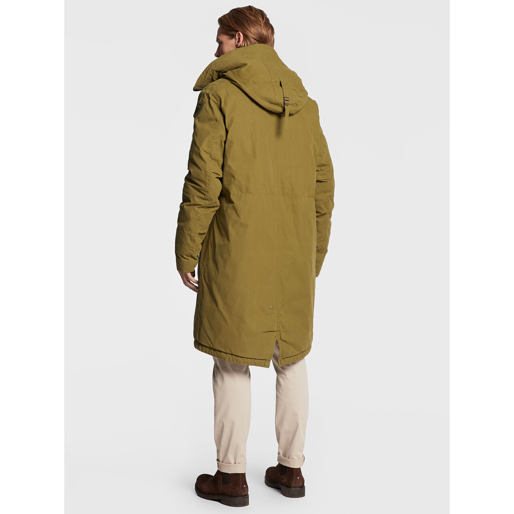 Blauer Парка Militare Otis BLUK03232 006362 Зелен Regular Fit - Pepit.bg