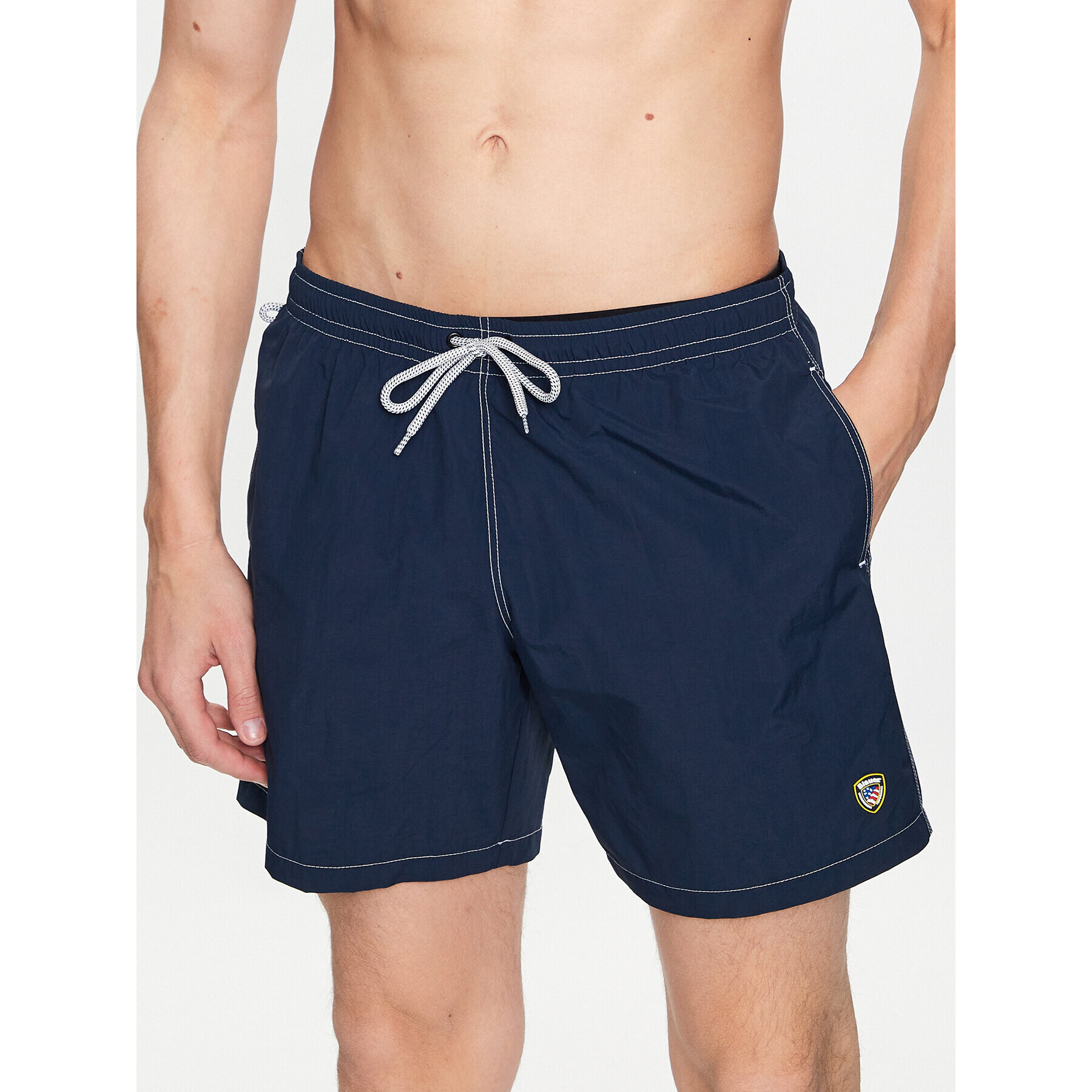 Blauer Плувни шорти 23SBLUN02457 006568 Тъмносин Regular Fit - Pepit.bg