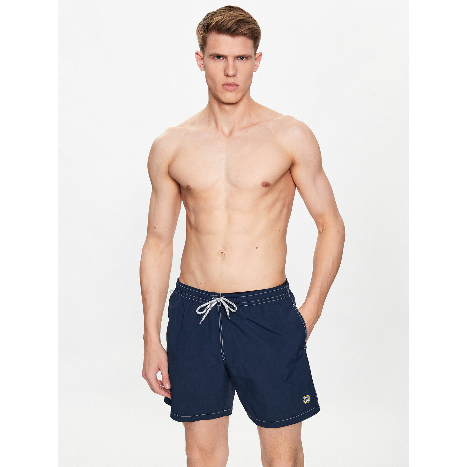 Blauer Плувни шорти 23SBLUN02457 006568 Тъмносин Regular Fit - Pepit.bg