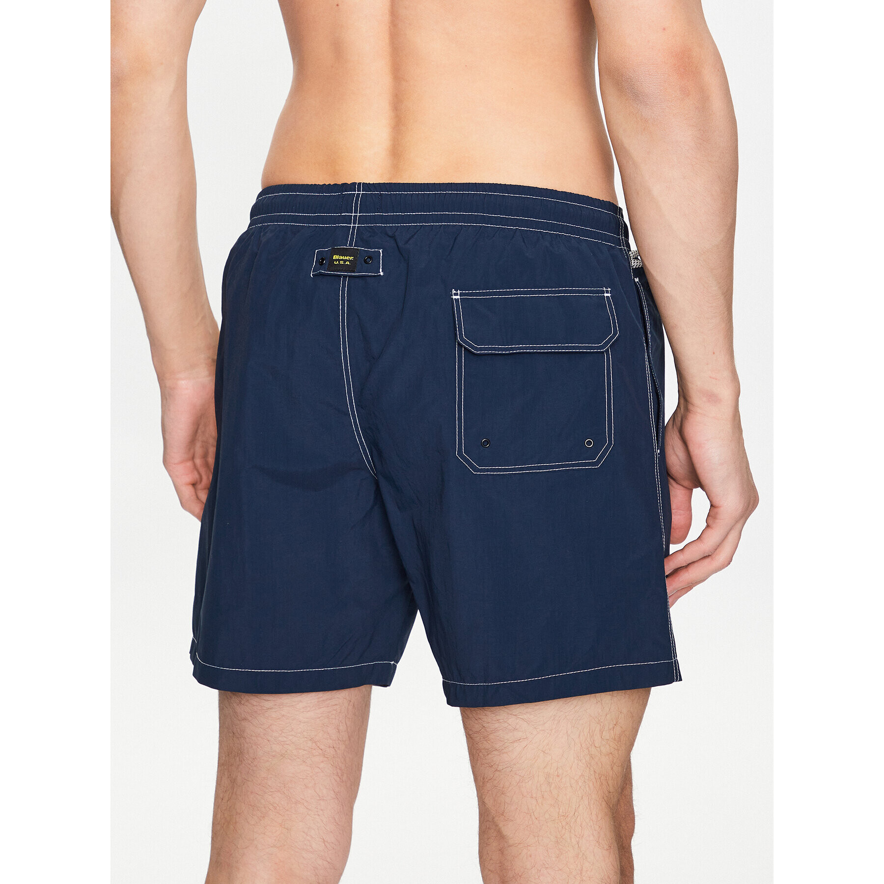 Blauer Плувни шорти 23SBLUN02457 006568 Тъмносин Regular Fit - Pepit.bg