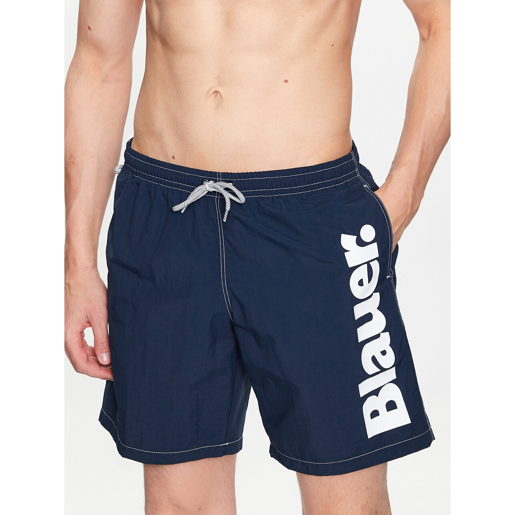 Blauer Плувни шорти 23SBLUN02467 006568 Тъмносин Regular Fit - Pepit.bg
