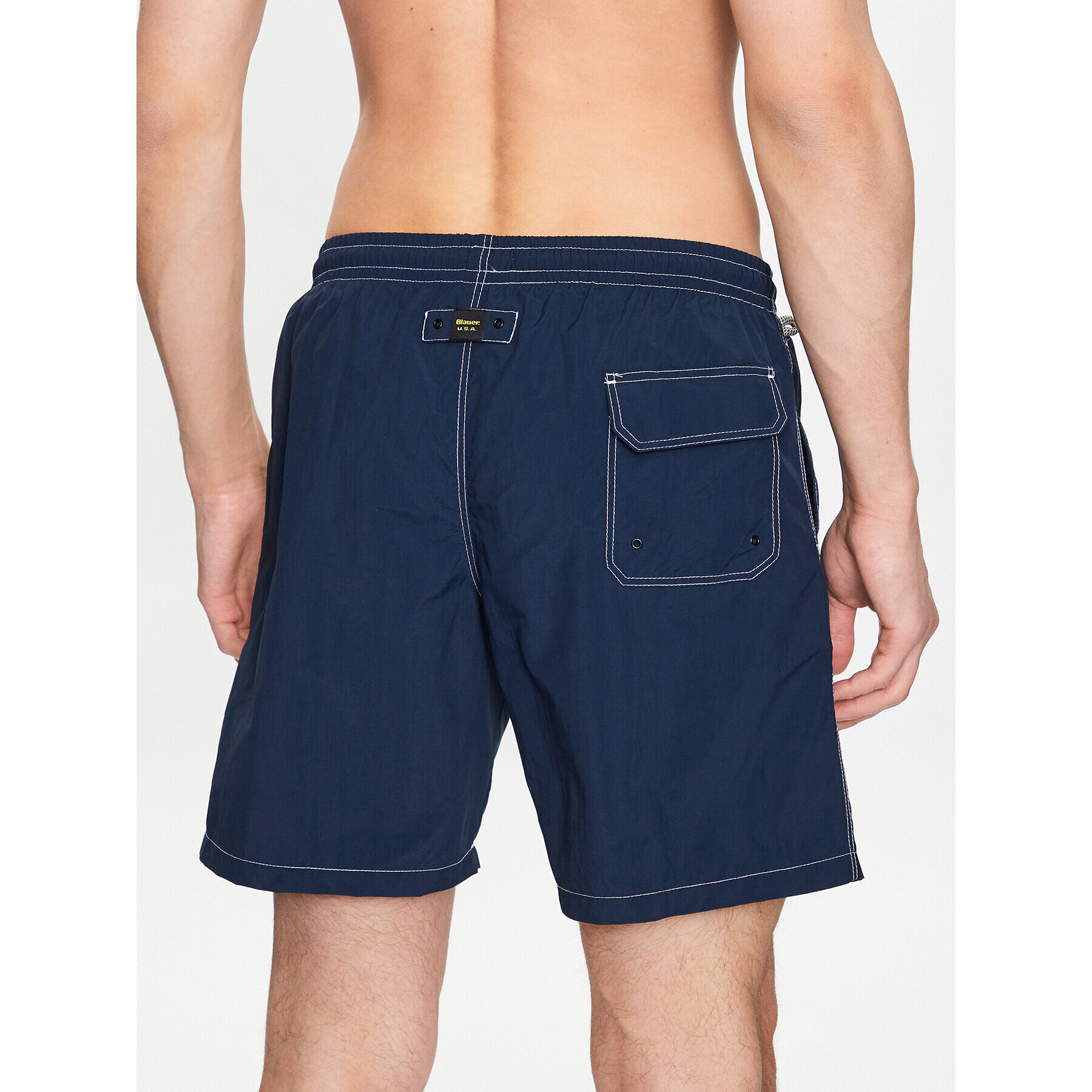 Blauer Плувни шорти 23SBLUN02467 006568 Тъмносин Regular Fit - Pepit.bg