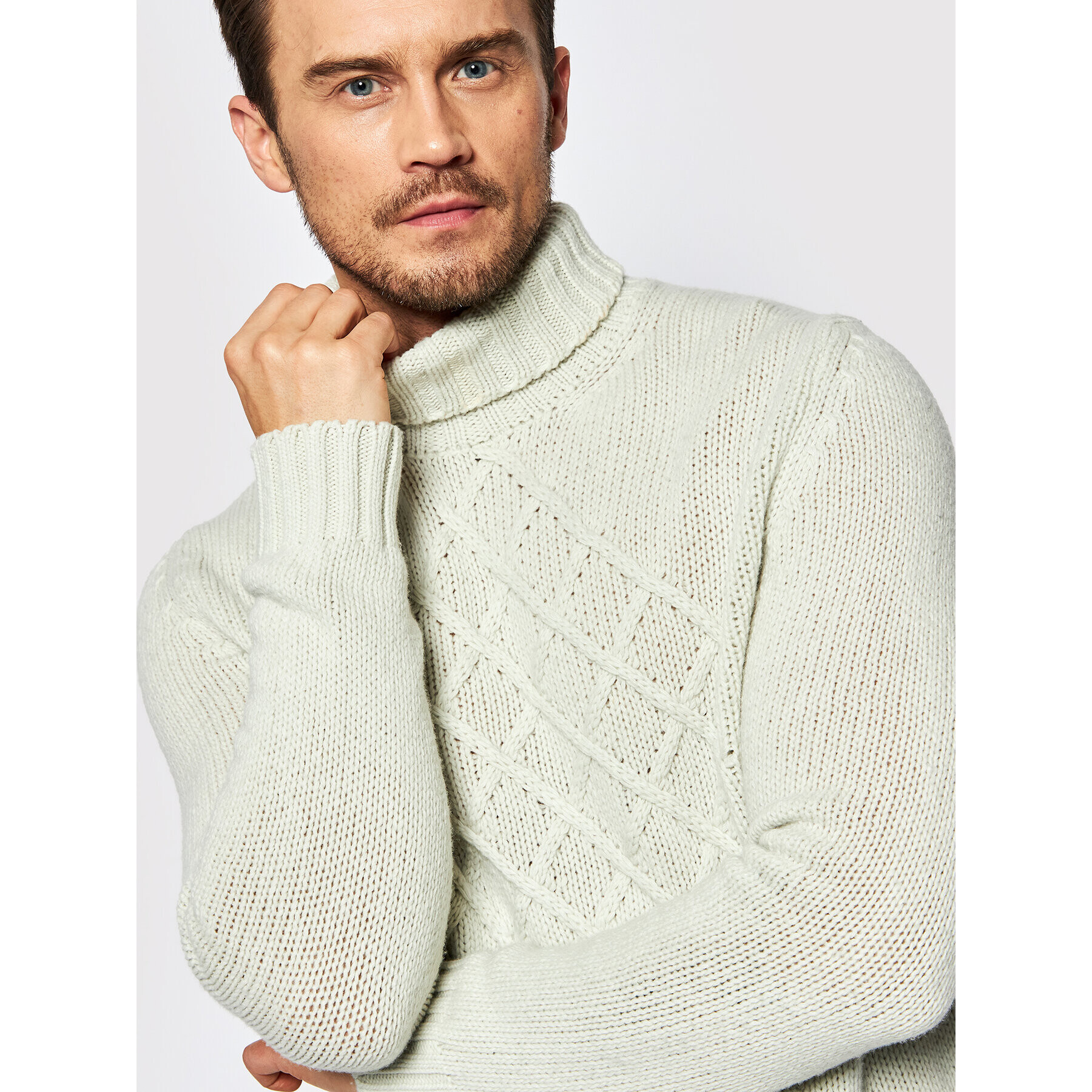 Blauer Поло Diamond 21WBLUM04228 006097 Бежов Regular Fit - Pepit.bg
