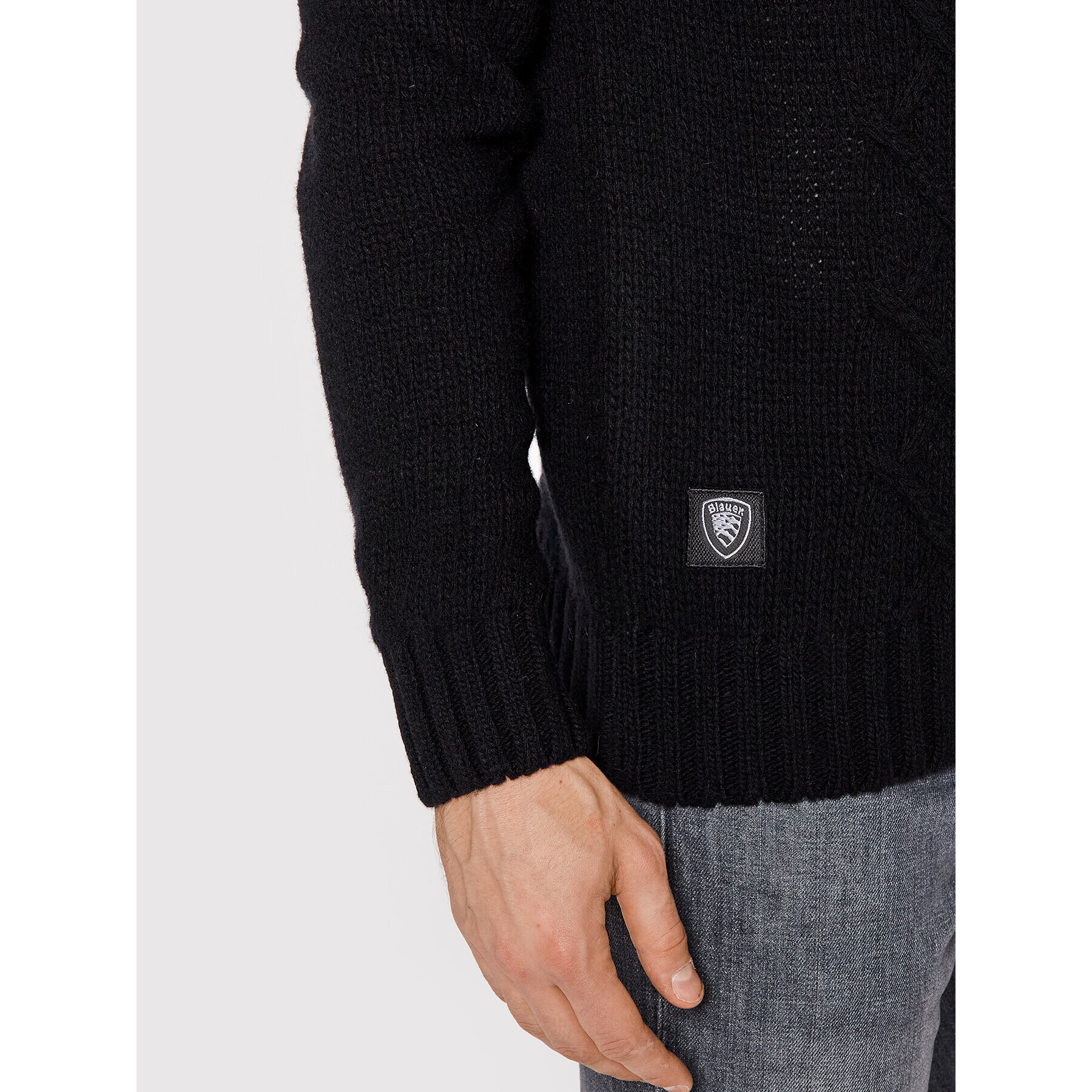 Blauer Поло Diamond 21WBLUM04228 006097 Черен Regular Fit - Pepit.bg
