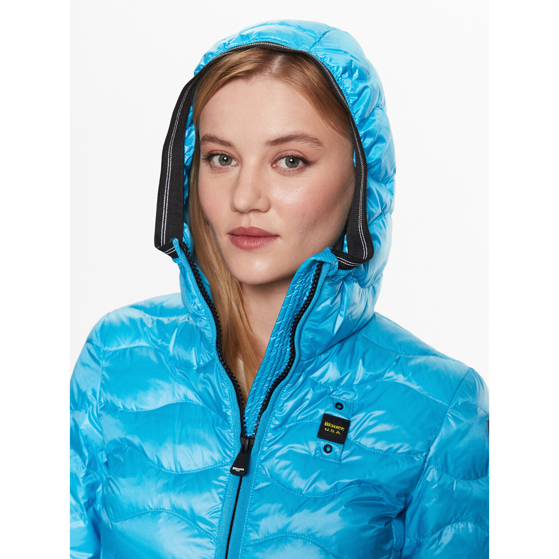 Blauer Преходно яке Aria 23SBLDC03010 Син Regular Fit - Pepit.bg