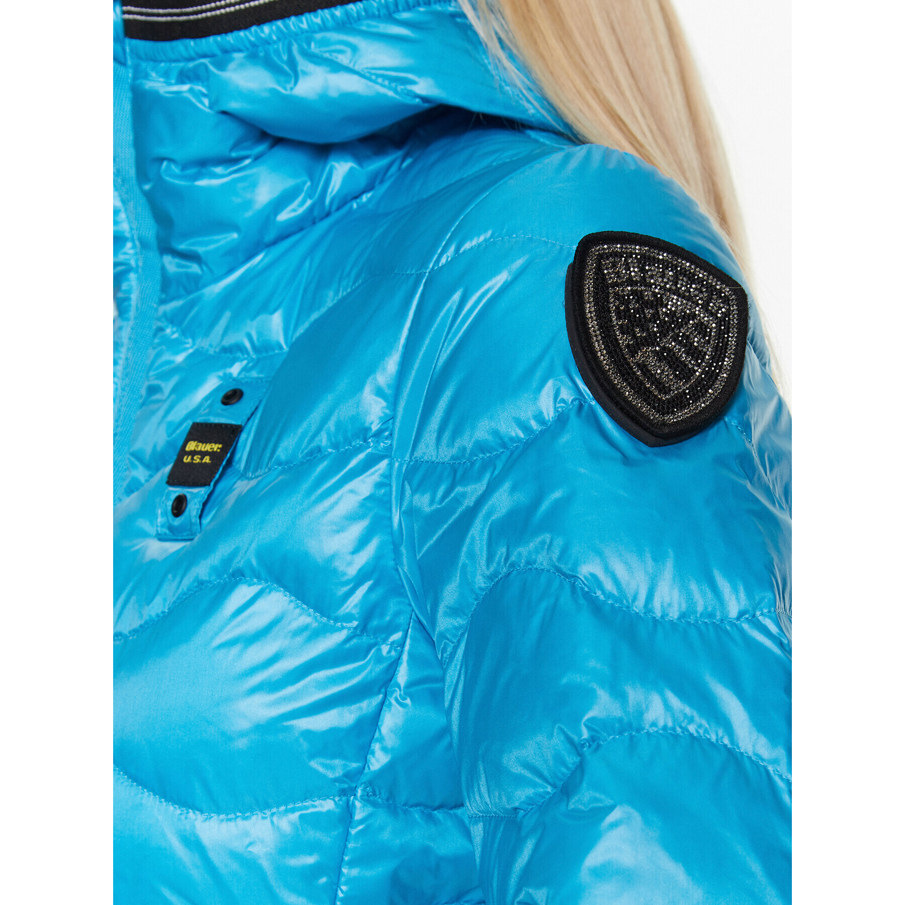 Blauer Преходно яке Aria 23SBLDC03010 Син Regular Fit - Pepit.bg