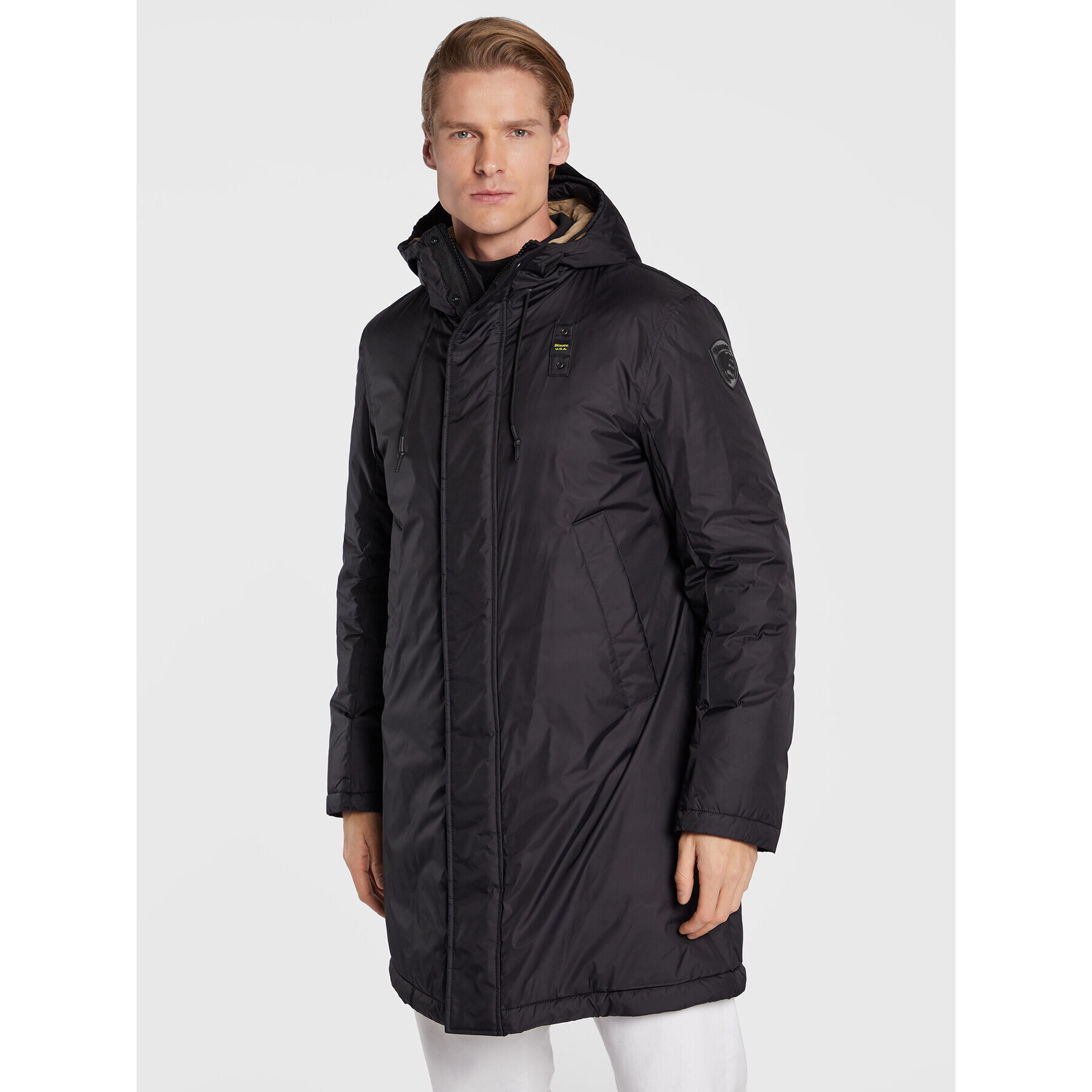 Blauer Преходно яке BLUK11170 006007 Черен Regular Fit - Pepit.bg