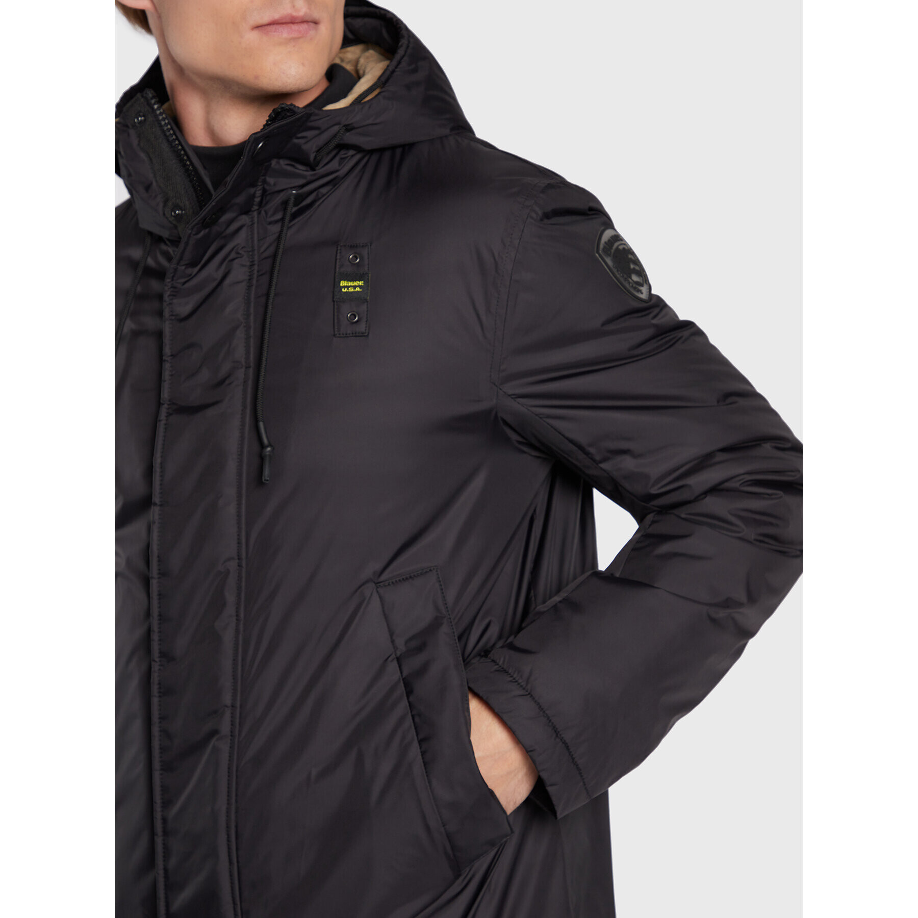 Blauer Преходно яке BLUK11170 006007 Черен Regular Fit - Pepit.bg