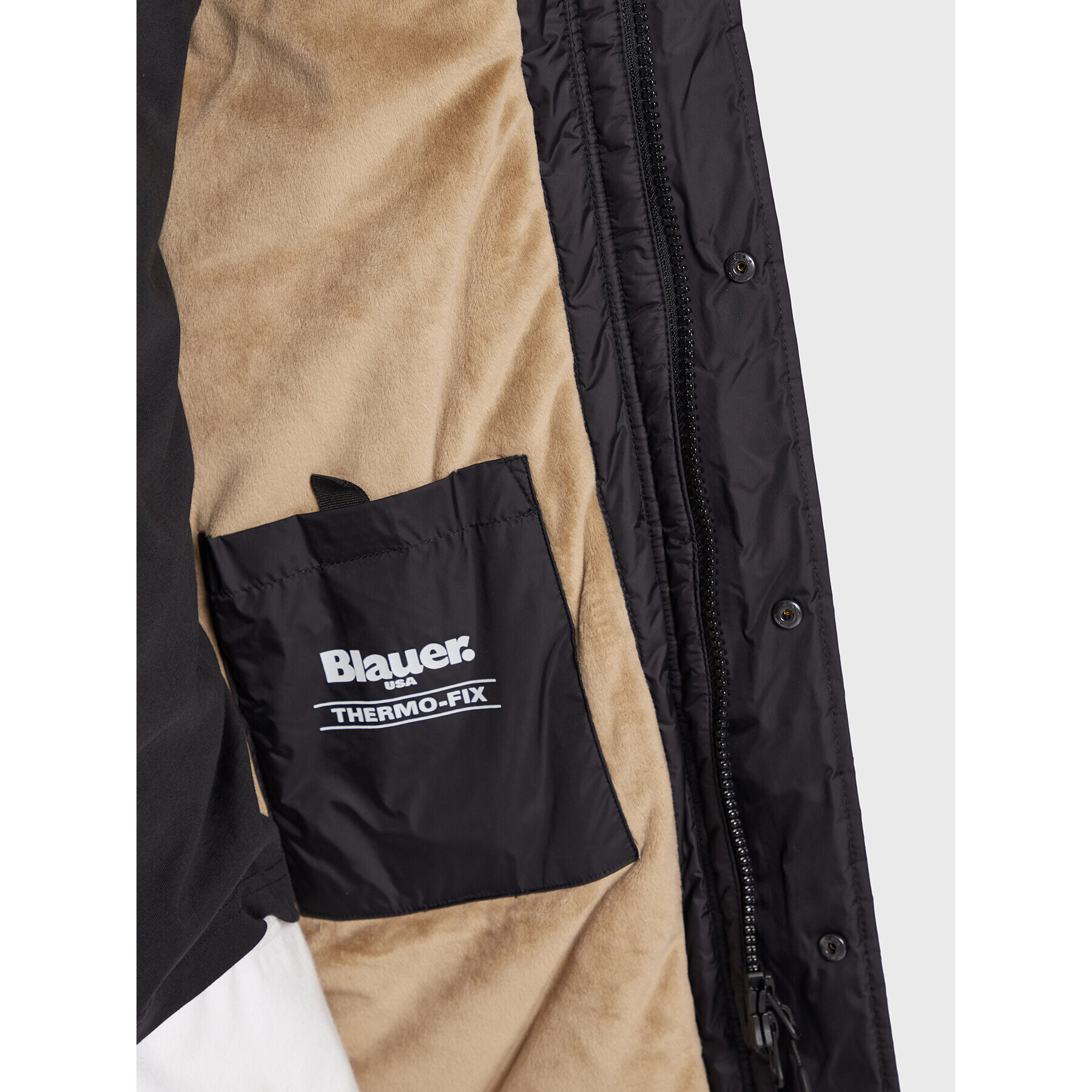Blauer Преходно яке BLUK11170 006007 Черен Regular Fit - Pepit.bg