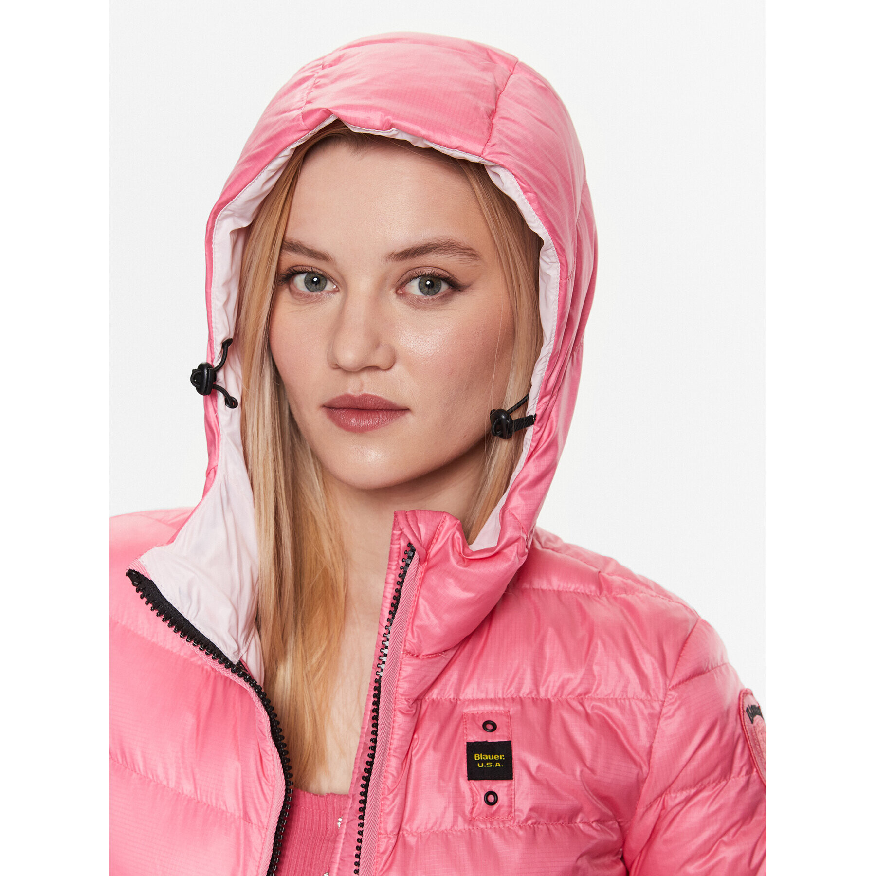 Blauer Преходно яке Charlotte 23SBLDC02042 Розов Regular Fit - Pepit.bg
