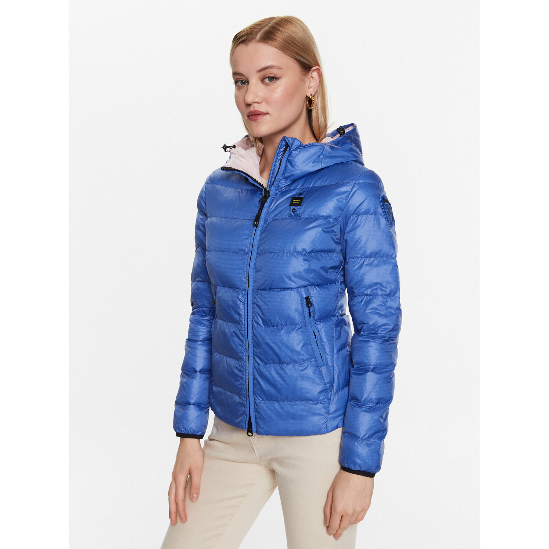 Blauer Преходно яке Charlotte 23SBLDC02042 Син Regular Fit - Pepit.bg