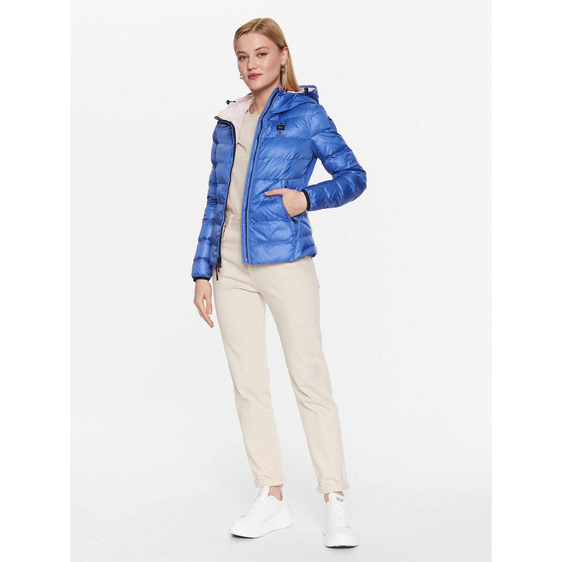 Blauer Преходно яке Charlotte 23SBLDC02042 Син Regular Fit - Pepit.bg