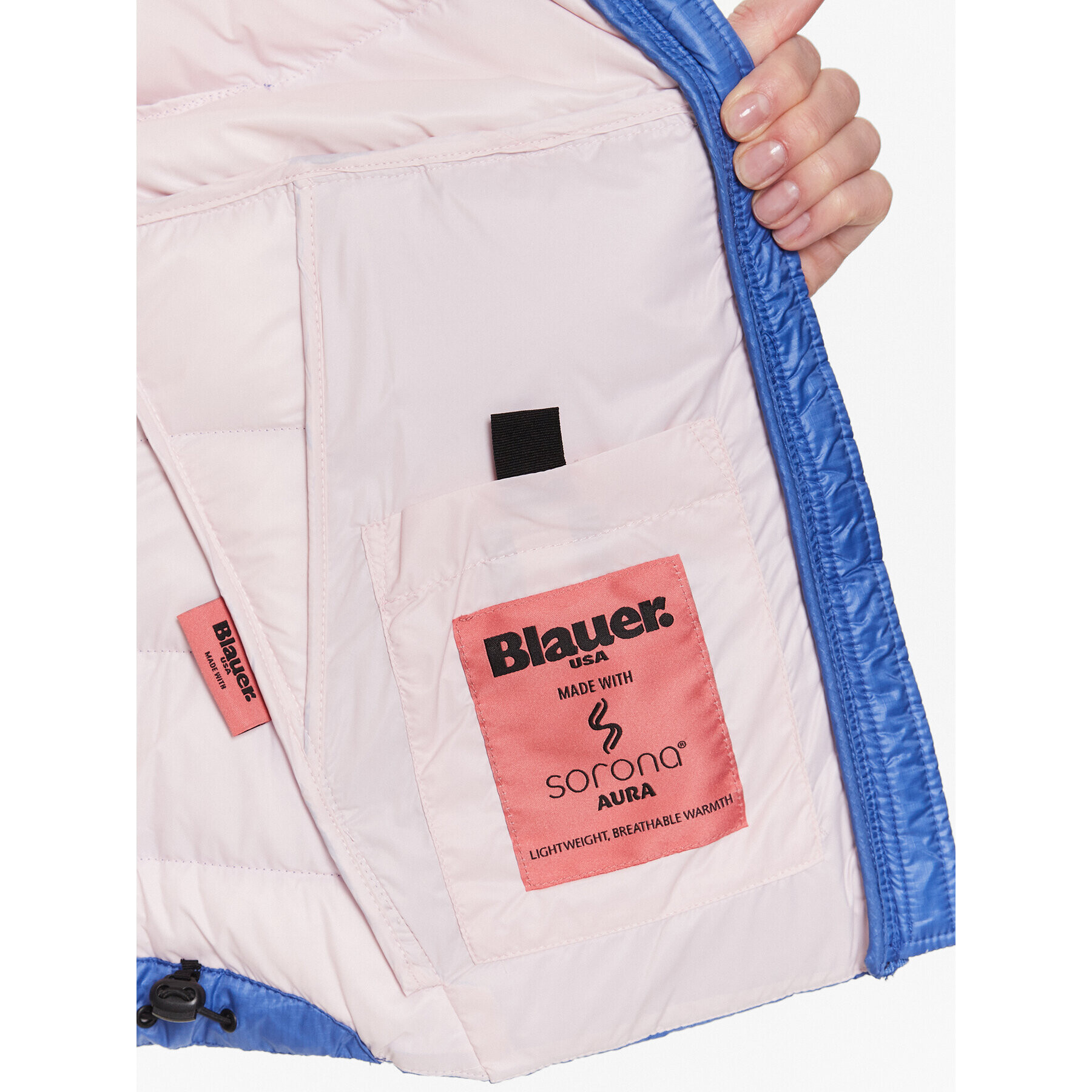 Blauer Преходно яке Charlotte 23SBLDC02042 Син Regular Fit - Pepit.bg