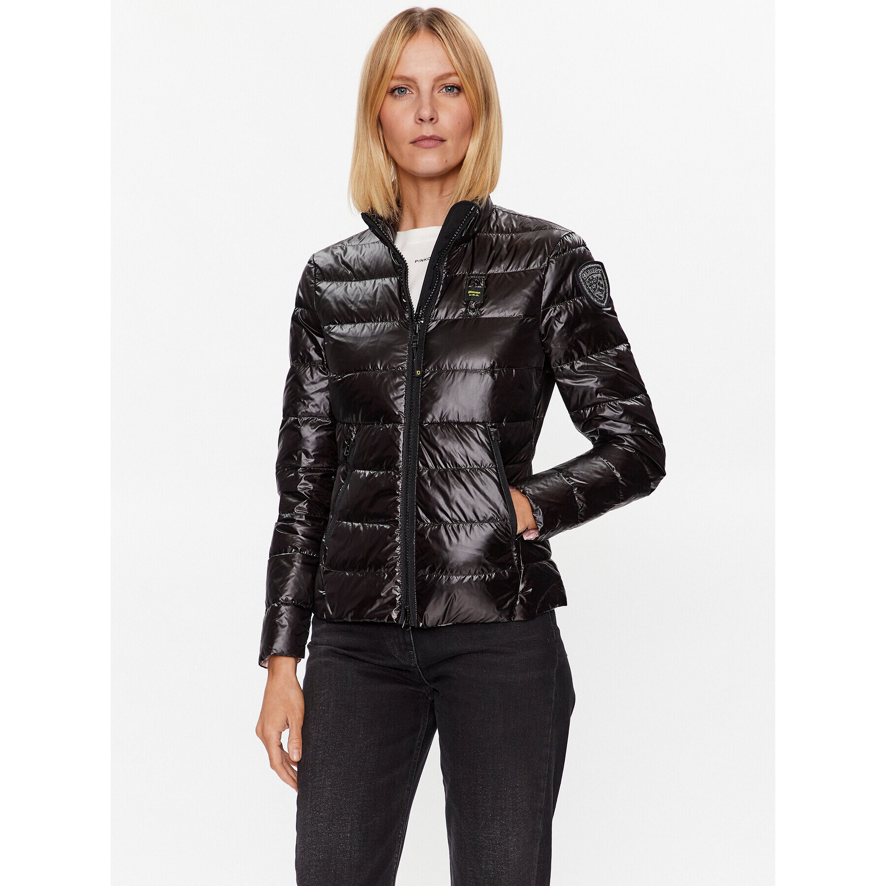 Blauer Преходно яке Ella 23SBLDC03009 Черен Regular Fit - Pepit.bg