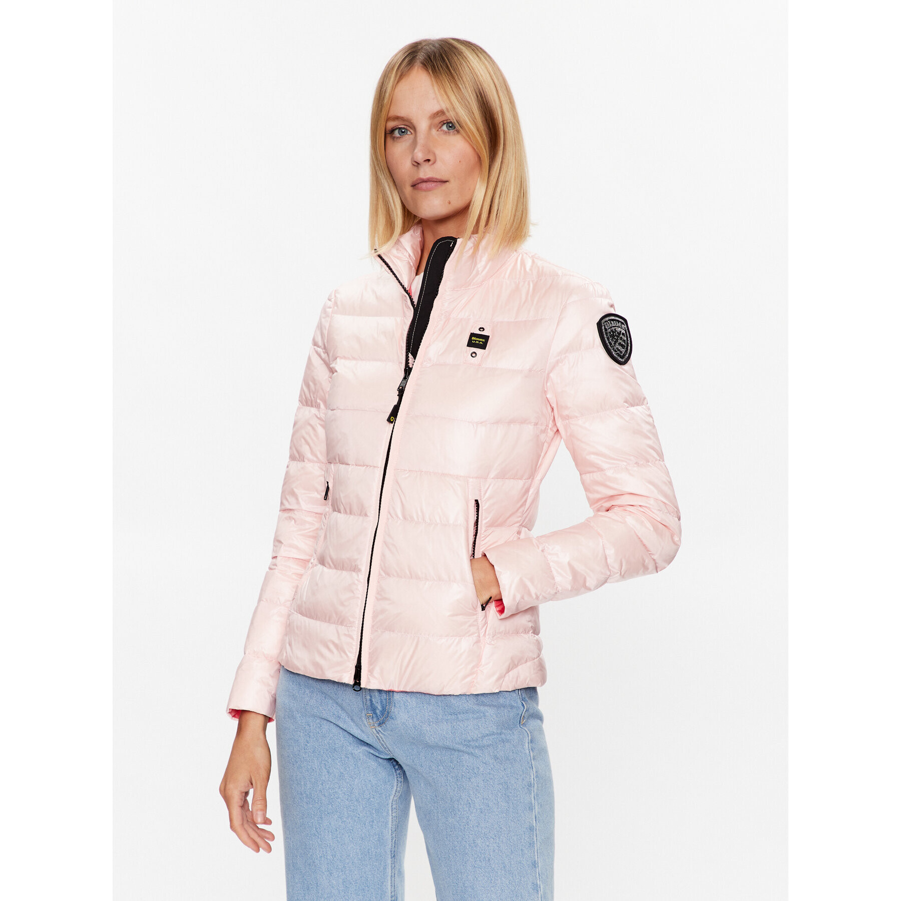 Blauer Преходно яке Ella 23SBLDC03009 Розов Regular Fit - Pepit.bg