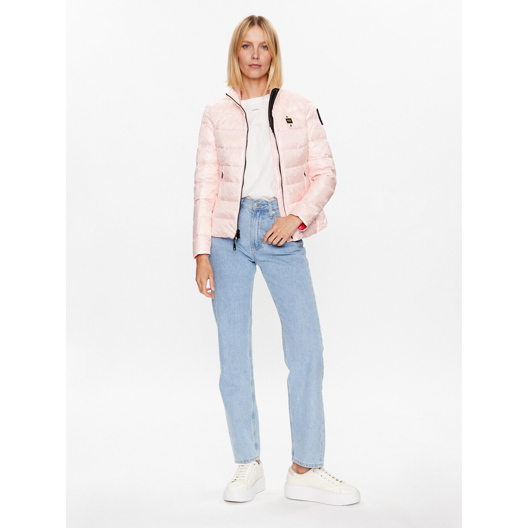 Blauer Преходно яке Ella 23SBLDC03009 Розов Regular Fit - Pepit.bg