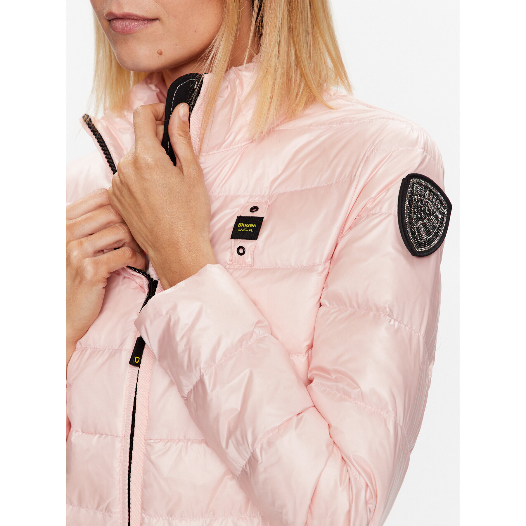Blauer Преходно яке Ella 23SBLDC03009 Розов Regular Fit - Pepit.bg