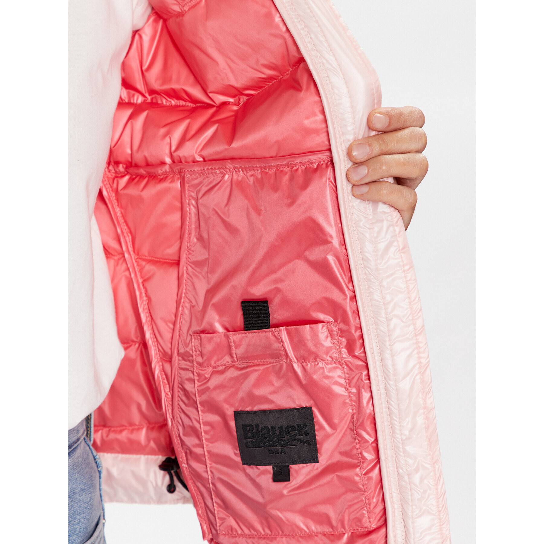 Blauer Преходно яке Ella 23SBLDC03009 Розов Regular Fit - Pepit.bg