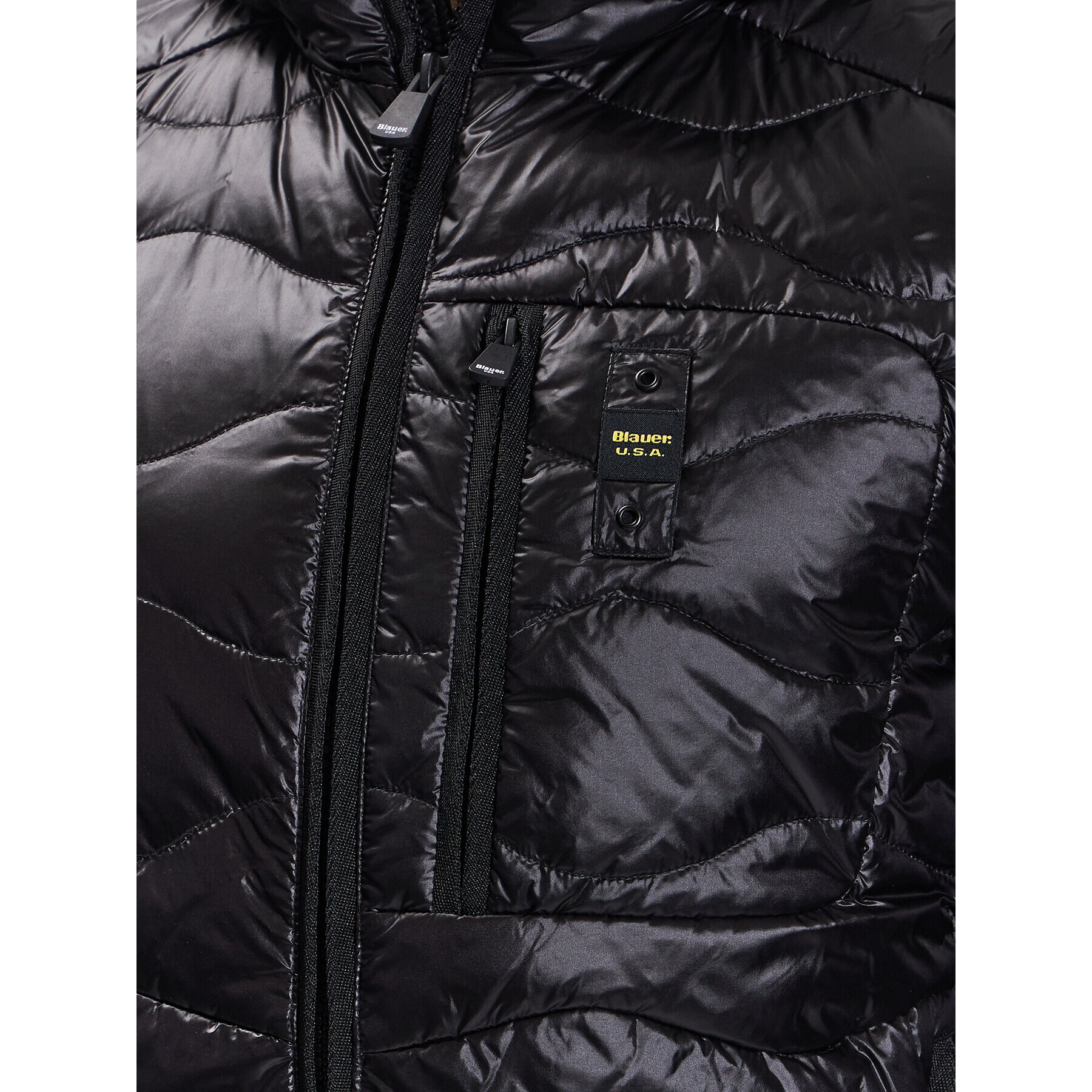 Blauer Преходно яке Hudson 23SBLUC03033 Черен Regular Fit - Pepit.bg