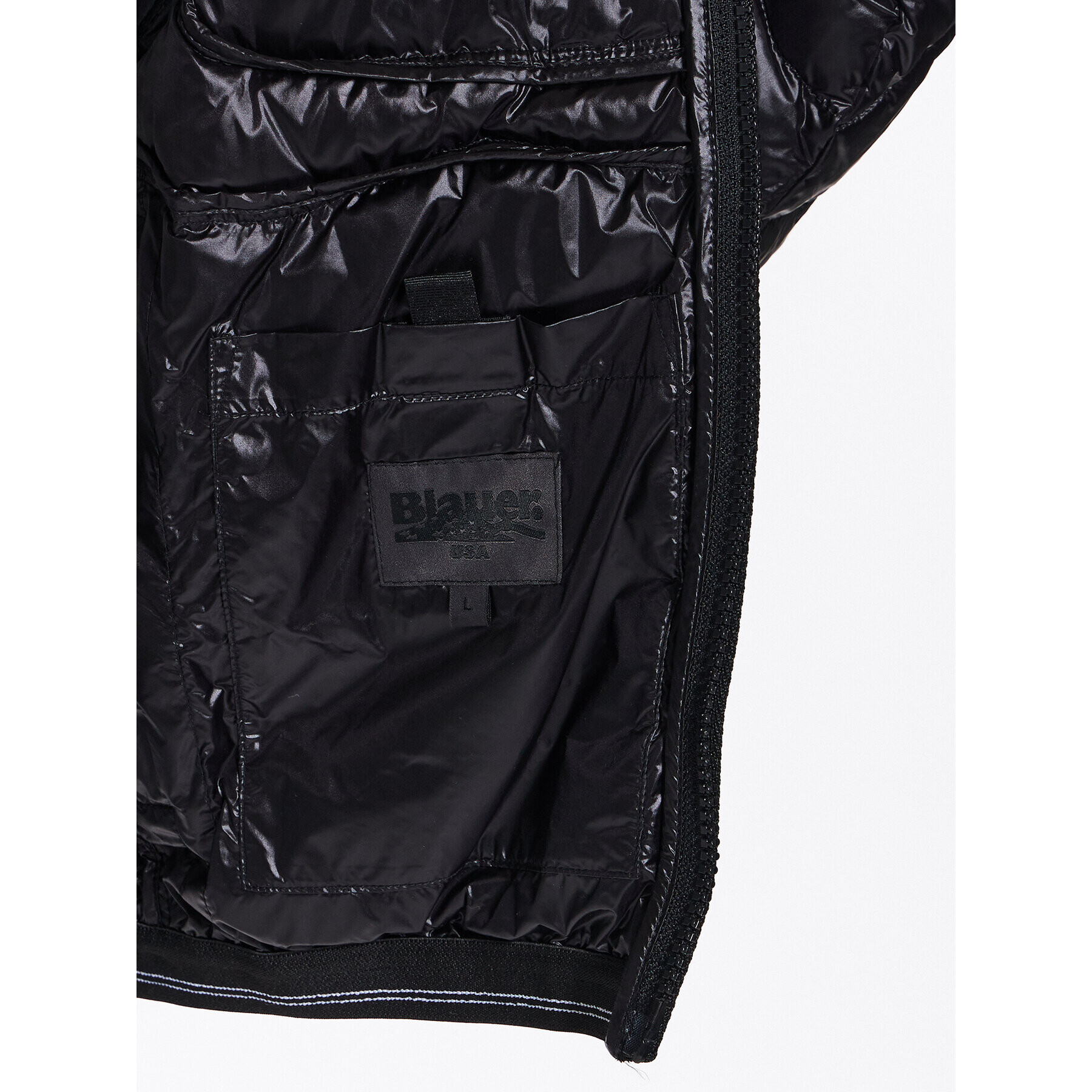 Blauer Преходно яке Hudson 23SBLUC03033 Черен Regular Fit - Pepit.bg