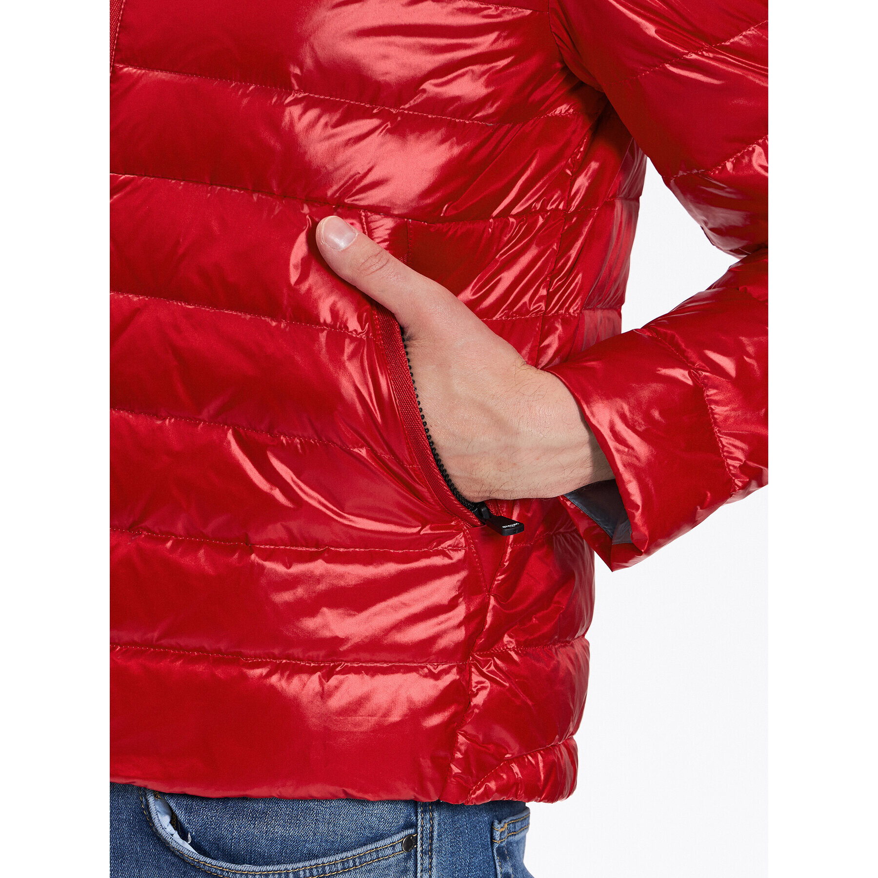 Blauer Преходно яке Jackson 23SBLUC03036 Червен Regular Fit - Pepit.bg