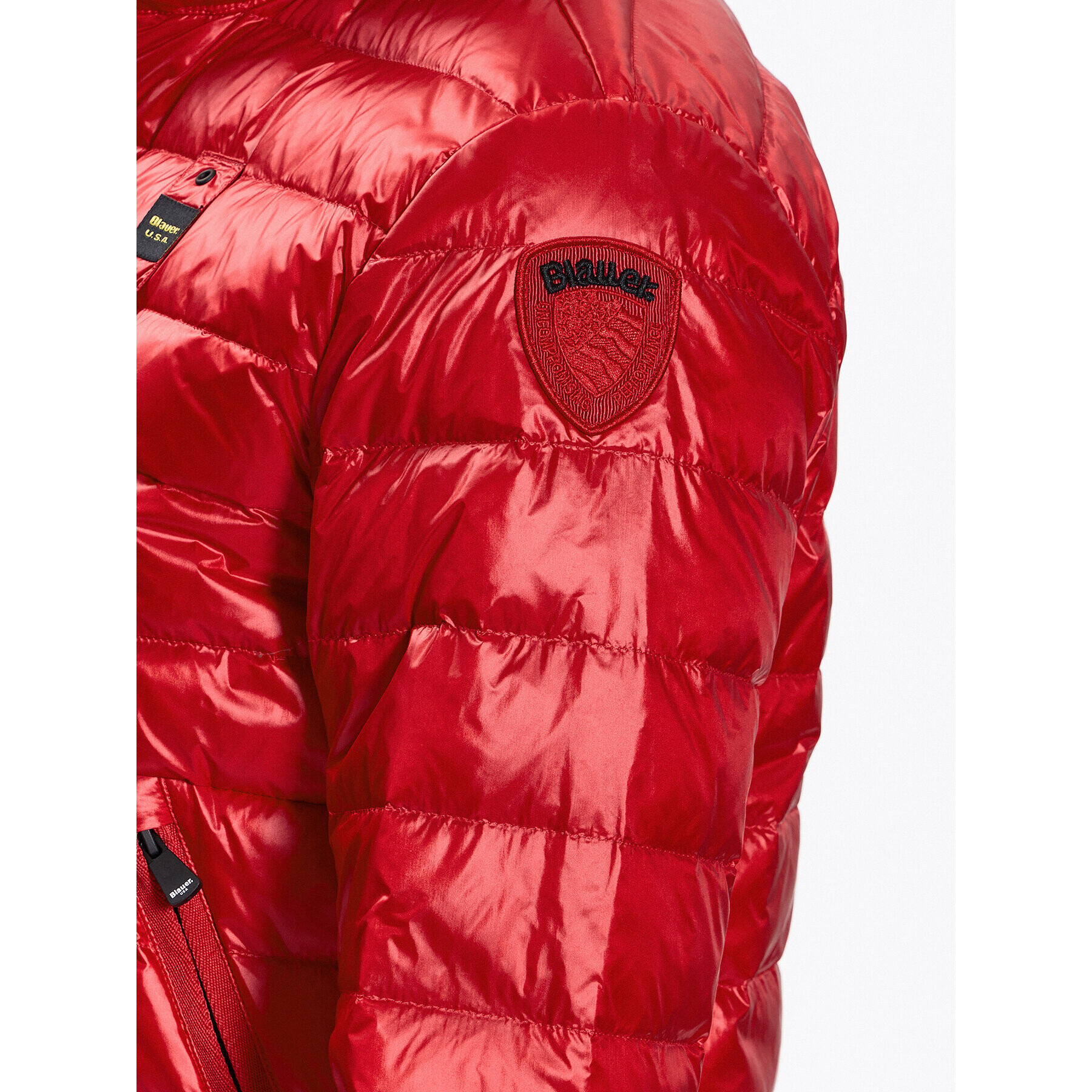 Blauer Преходно яке Jackson 23SBLUC03036 Червен Regular Fit - Pepit.bg