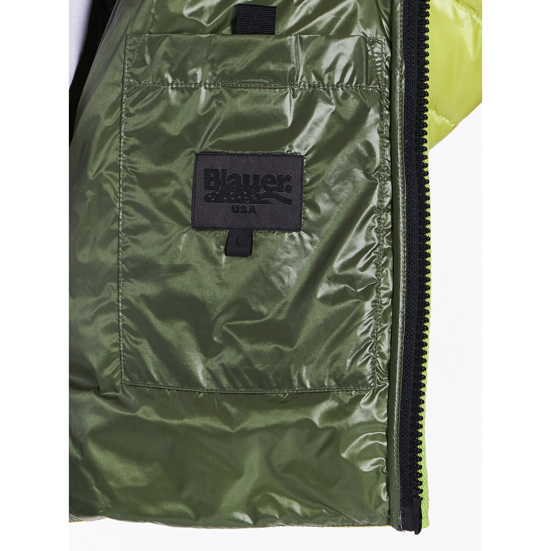 Blauer Преходно яке Jackson 23SBLUC03036 Зелен Regular Fit - Pepit.bg