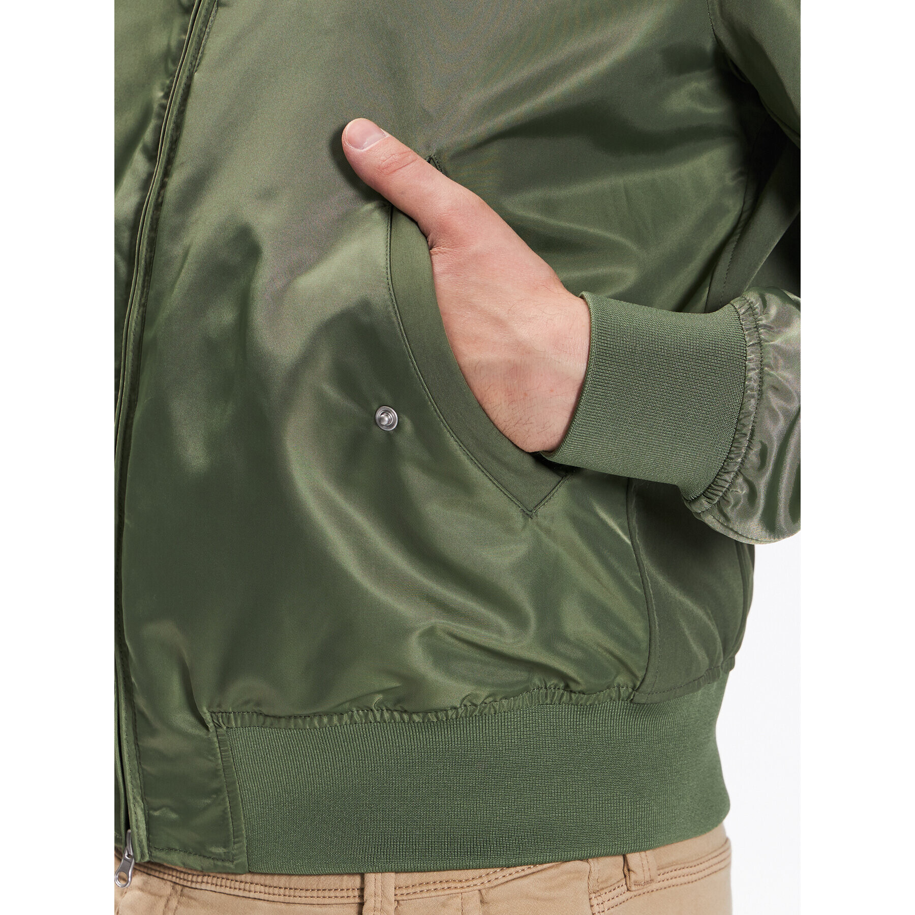 Blauer Преходно яке Kai 23SBLUC04118 Зелен Regular Fit - Pepit.bg