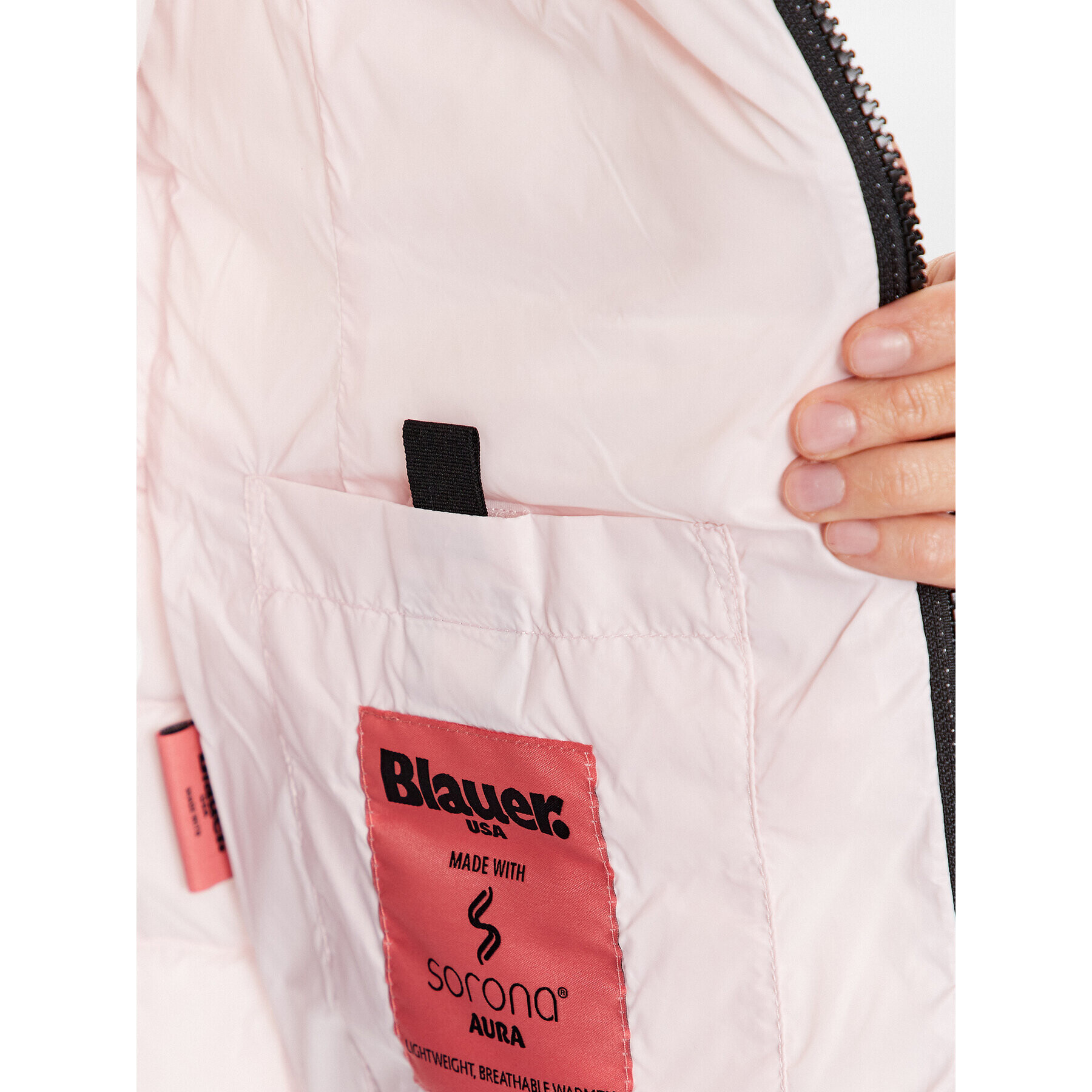 Blauer Преходно яке Mia 23SBLDC02023 Бял Regular Fit - Pepit.bg