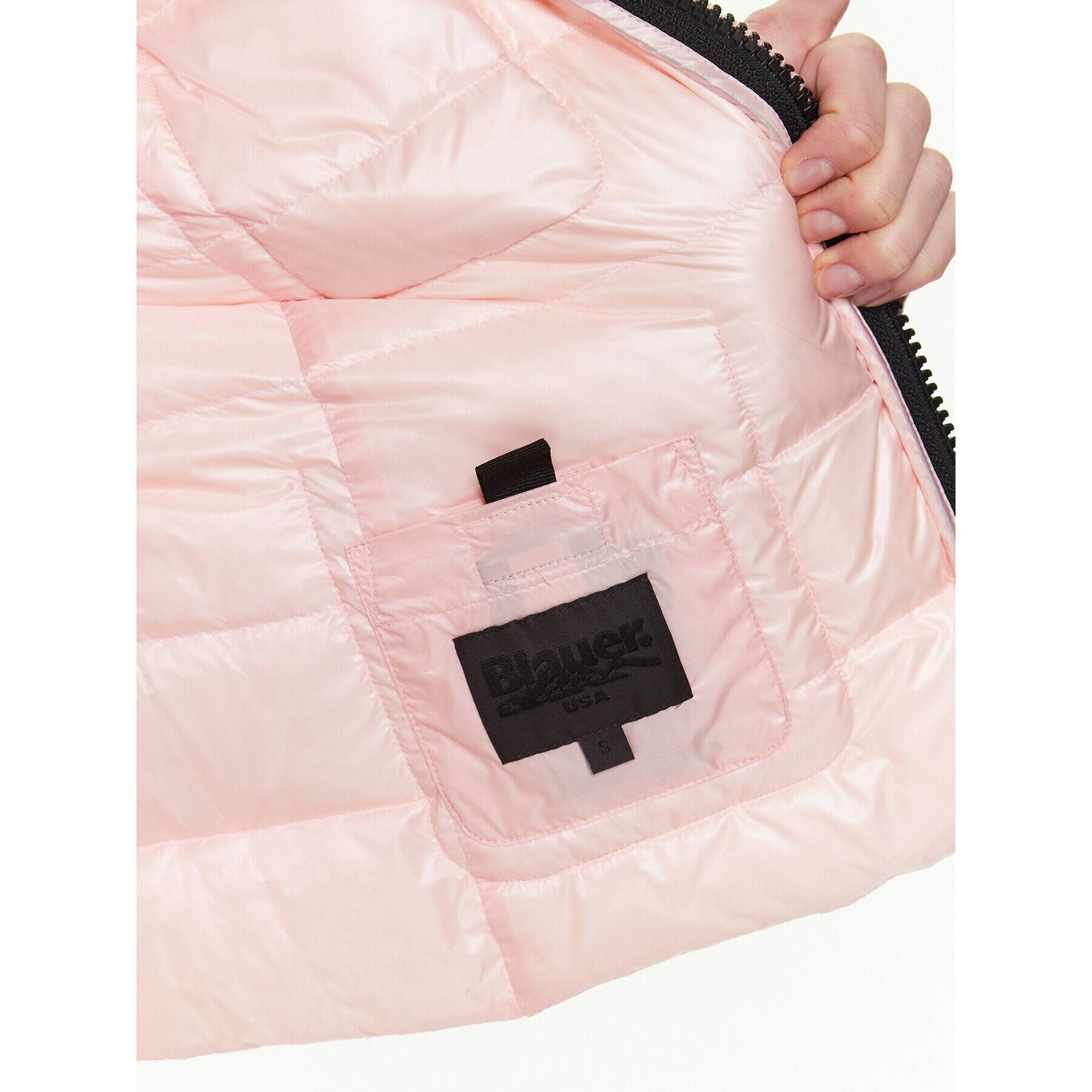 Blauer Преходно яке Mila 23SBLDC03011 Розов Regular Fit - Pepit.bg