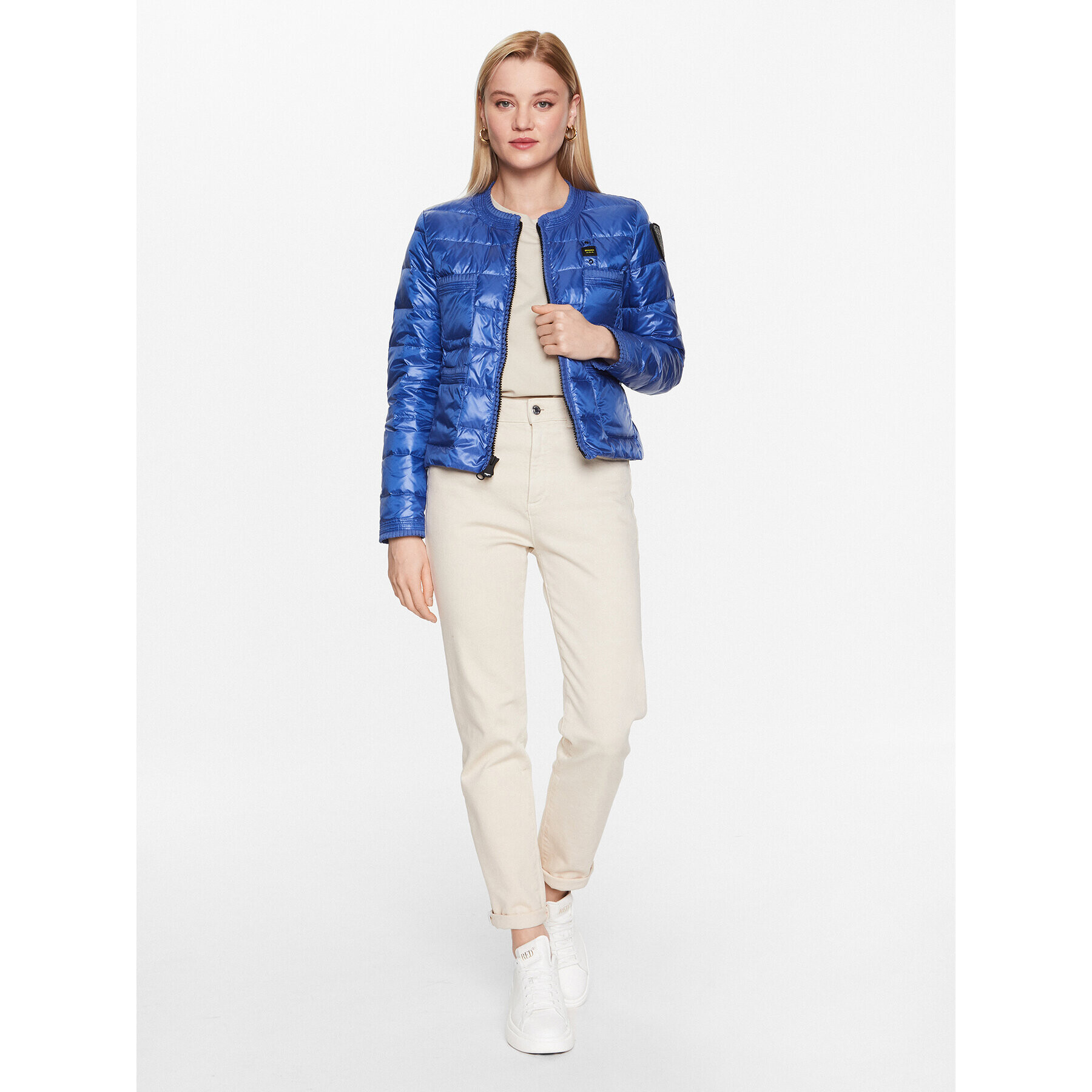 Blauer Преходно яке Mila 23SBLDC03011 Син Regular Fit - Pepit.bg