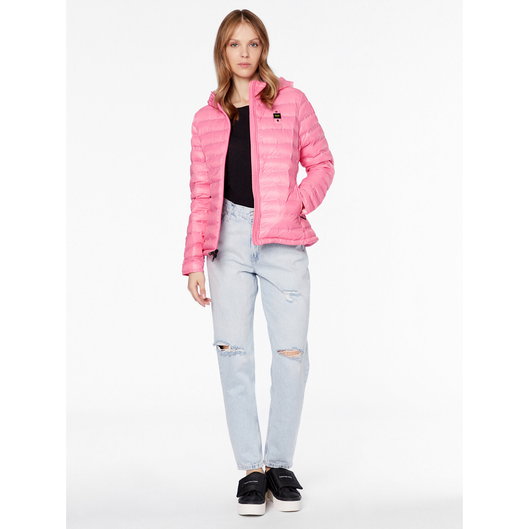 Blauer Преходно яке Sophia 23SBLDC02013 Розов Regular Fit - Pepit.bg