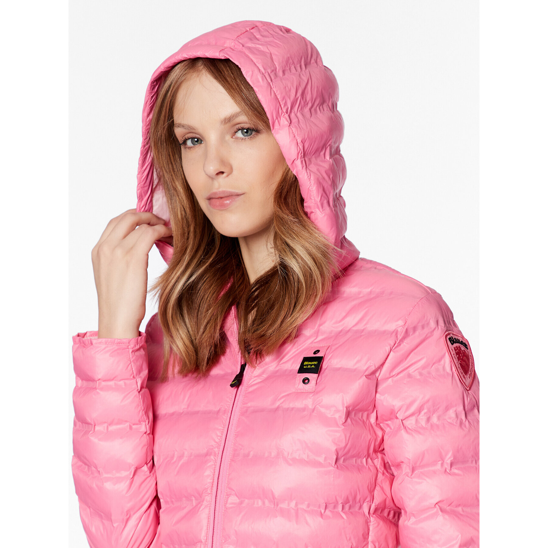 Blauer Преходно яке Sophia 23SBLDC02013 Розов Regular Fit - Pepit.bg