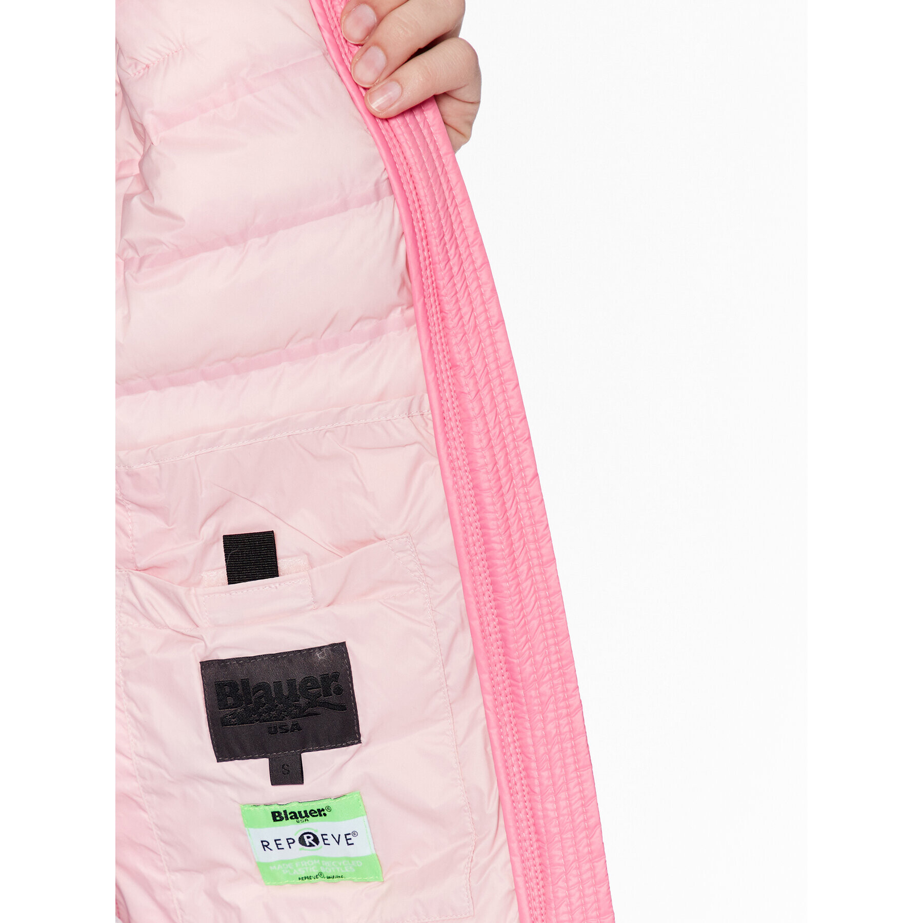 Blauer Преходно яке Sophia 23SBLDC02013 Розов Regular Fit - Pepit.bg