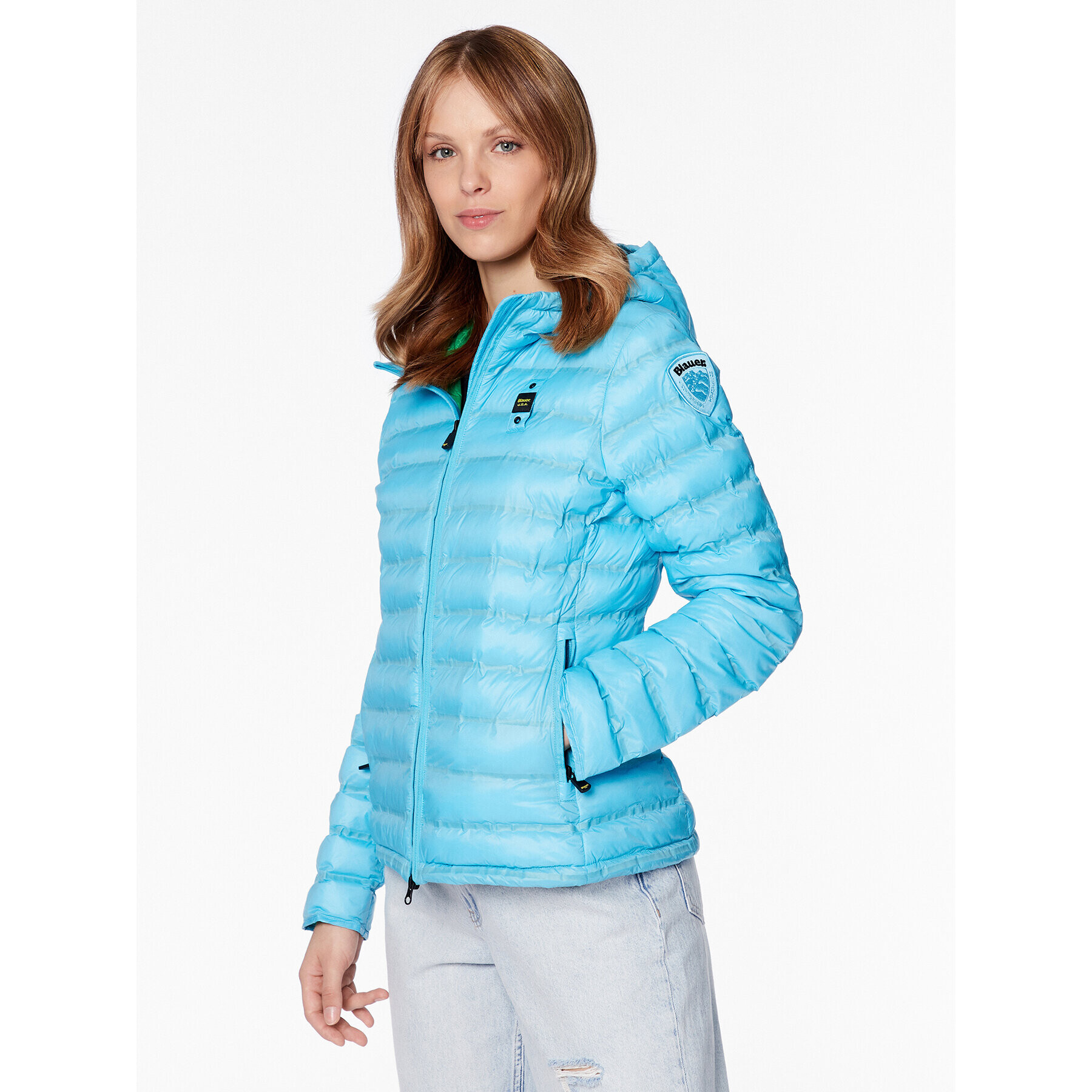 Blauer Преходно яке Sophia 23SBLDC02013 Син Regular Fit - Pepit.bg