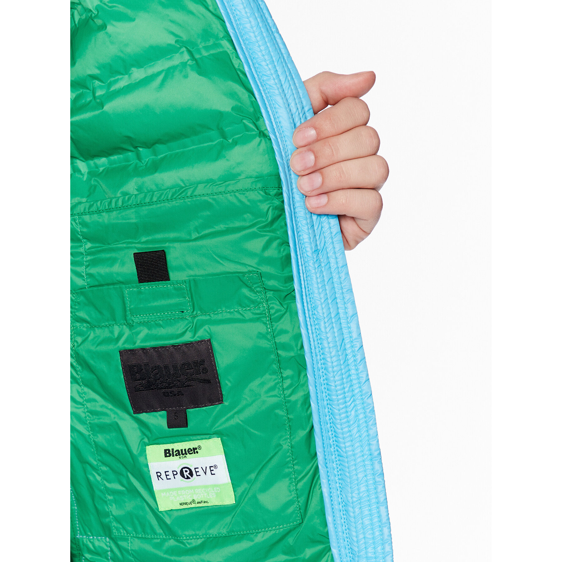 Blauer Преходно яке Sophia 23SBLDC02013 Син Regular Fit - Pepit.bg