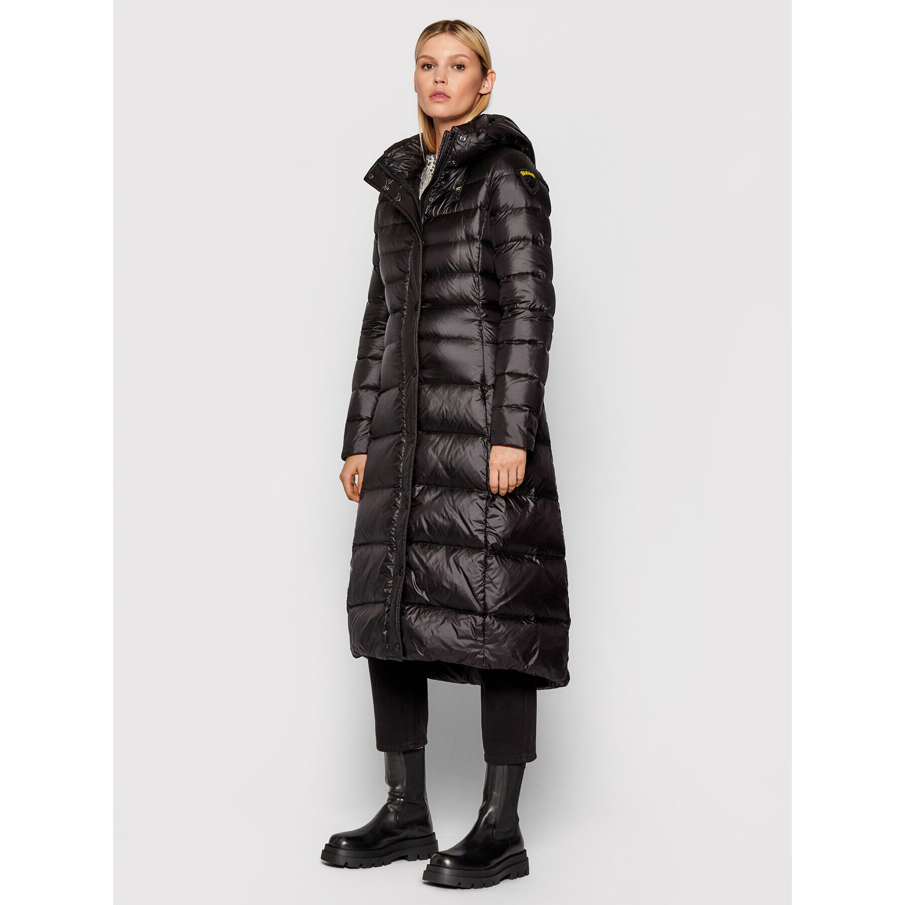 Blauer Пухено яке Dolores 21WBLDK03075 005050 Черен Regular Fit - Pepit.bg