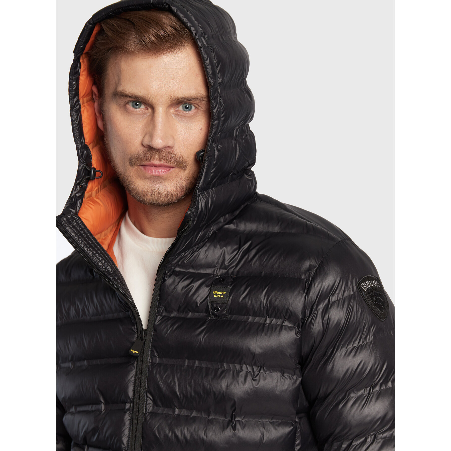 Blauer Пухено яке Eco Ross BLUC02002 006100 Черен Regular Fit - Pepit.bg
