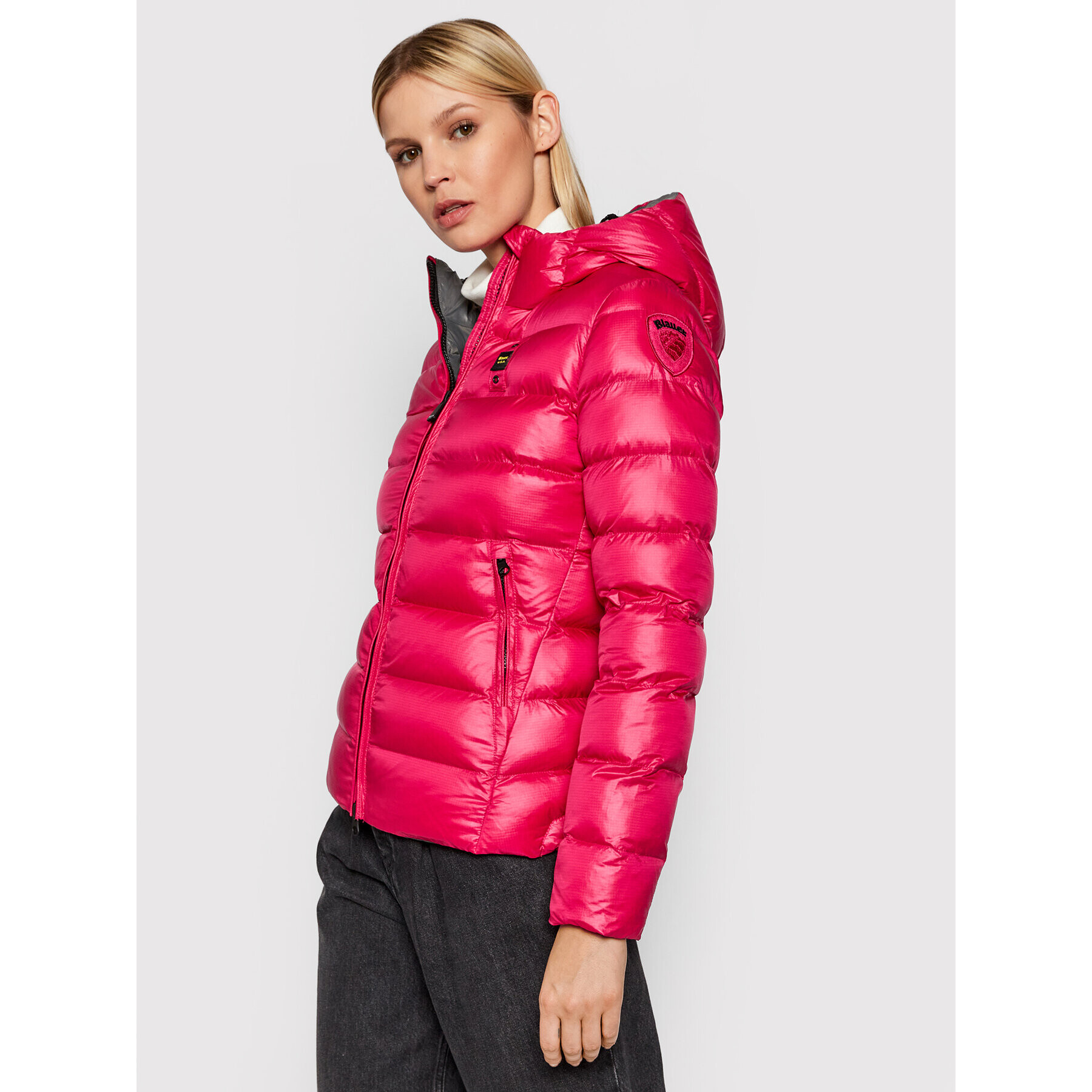 Blauer Пухено яке Hazel 21WBLDC02125 Розов Regular Fit - Pepit.bg