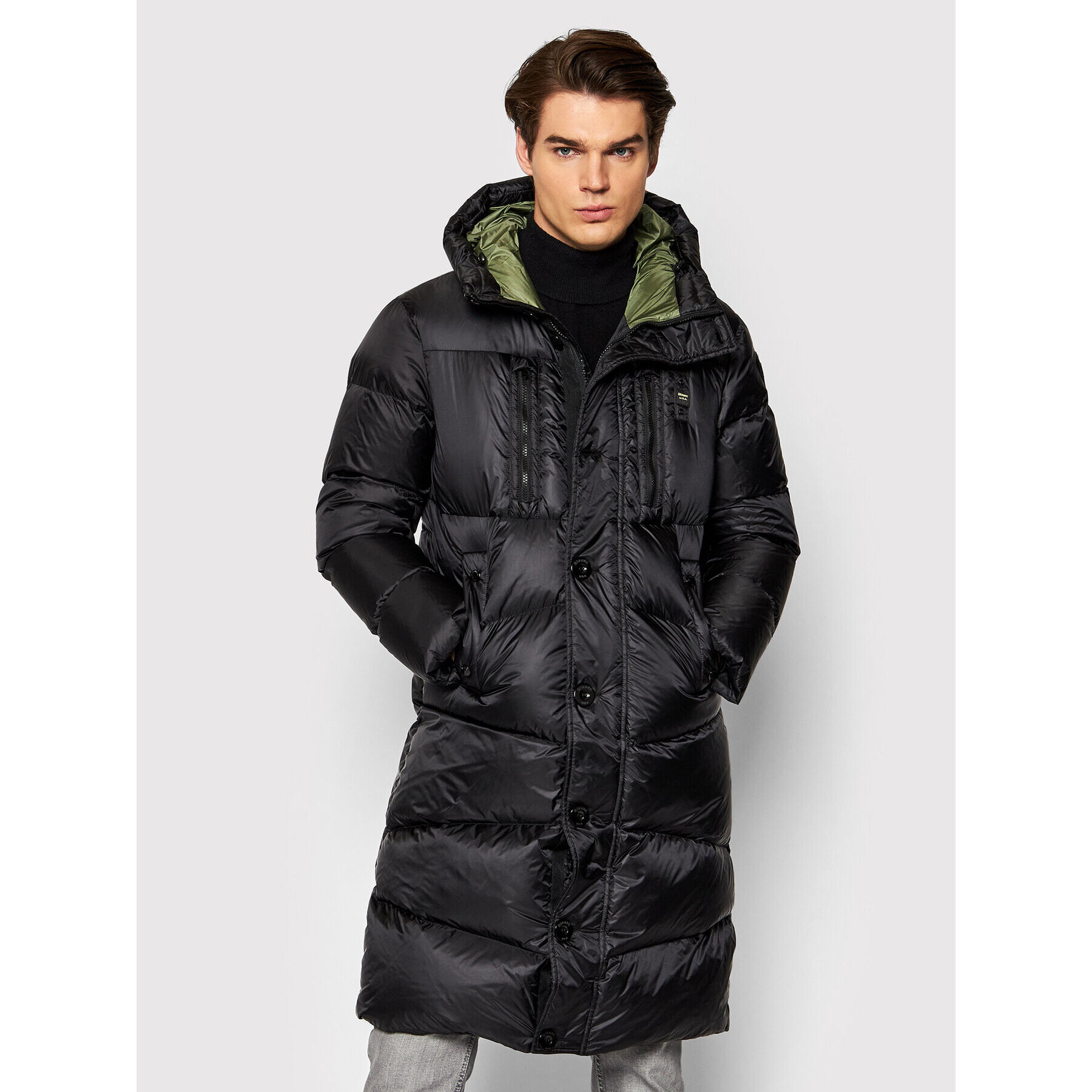 Blauer Пухено яке Jessie 21WBLUK03059 006047 Черен Regular Fit - Pepit.bg