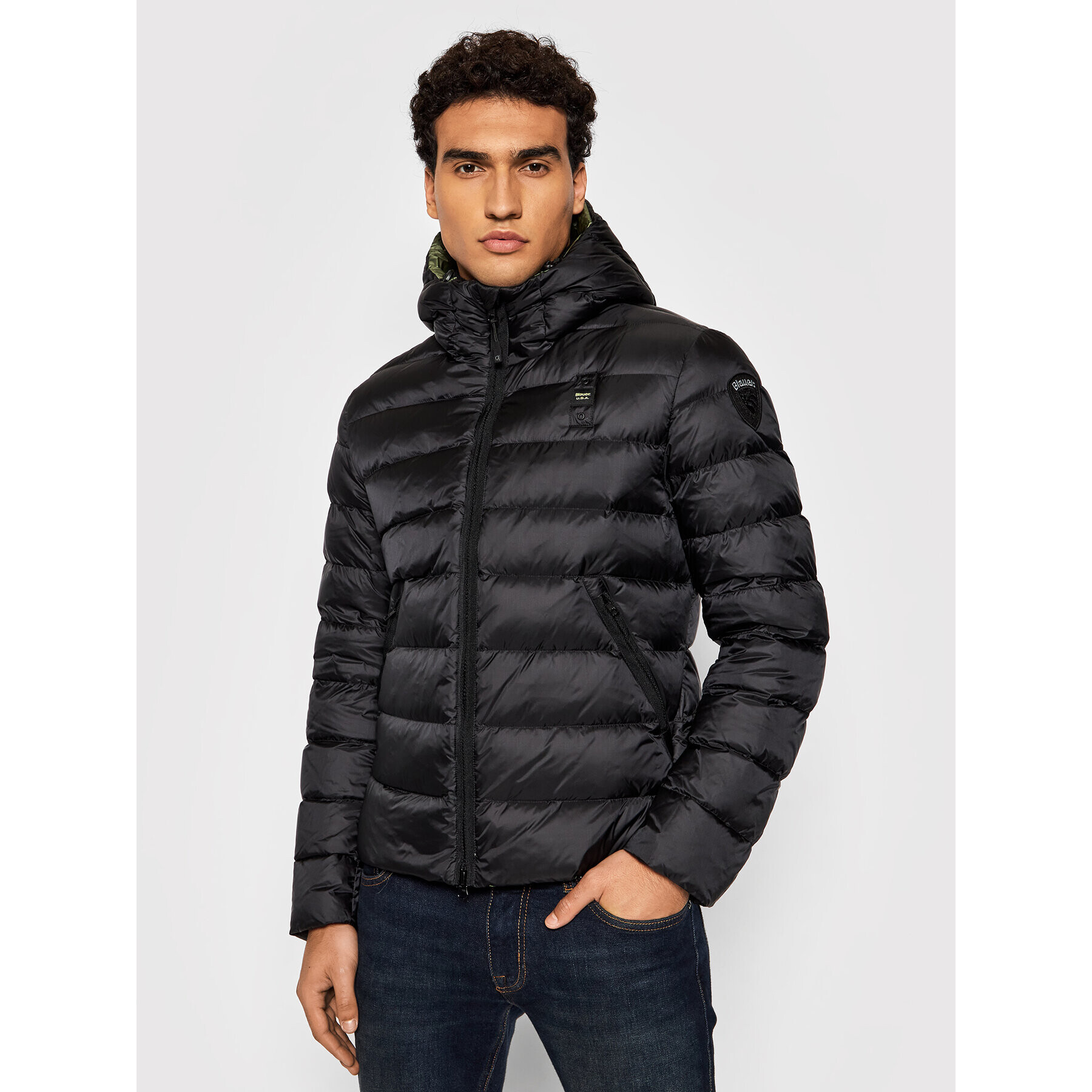 Blauer Пухено яке Ramon 21WBLUC03066 Черен Regular Fit - Pepit.bg