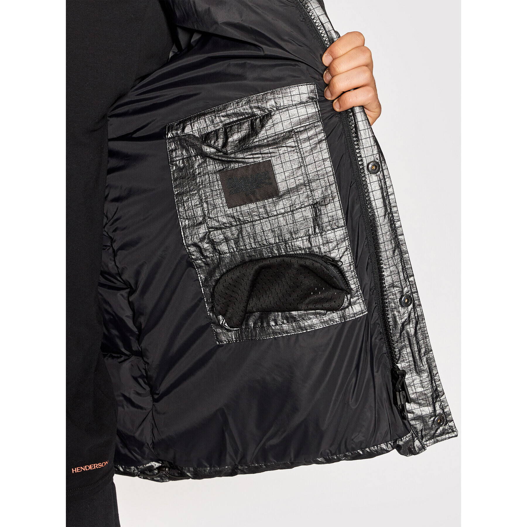 Blauer Пухено яке Ruben Expedition 21WBLUC03100 006059 Черен Regular Fit - Pepit.bg